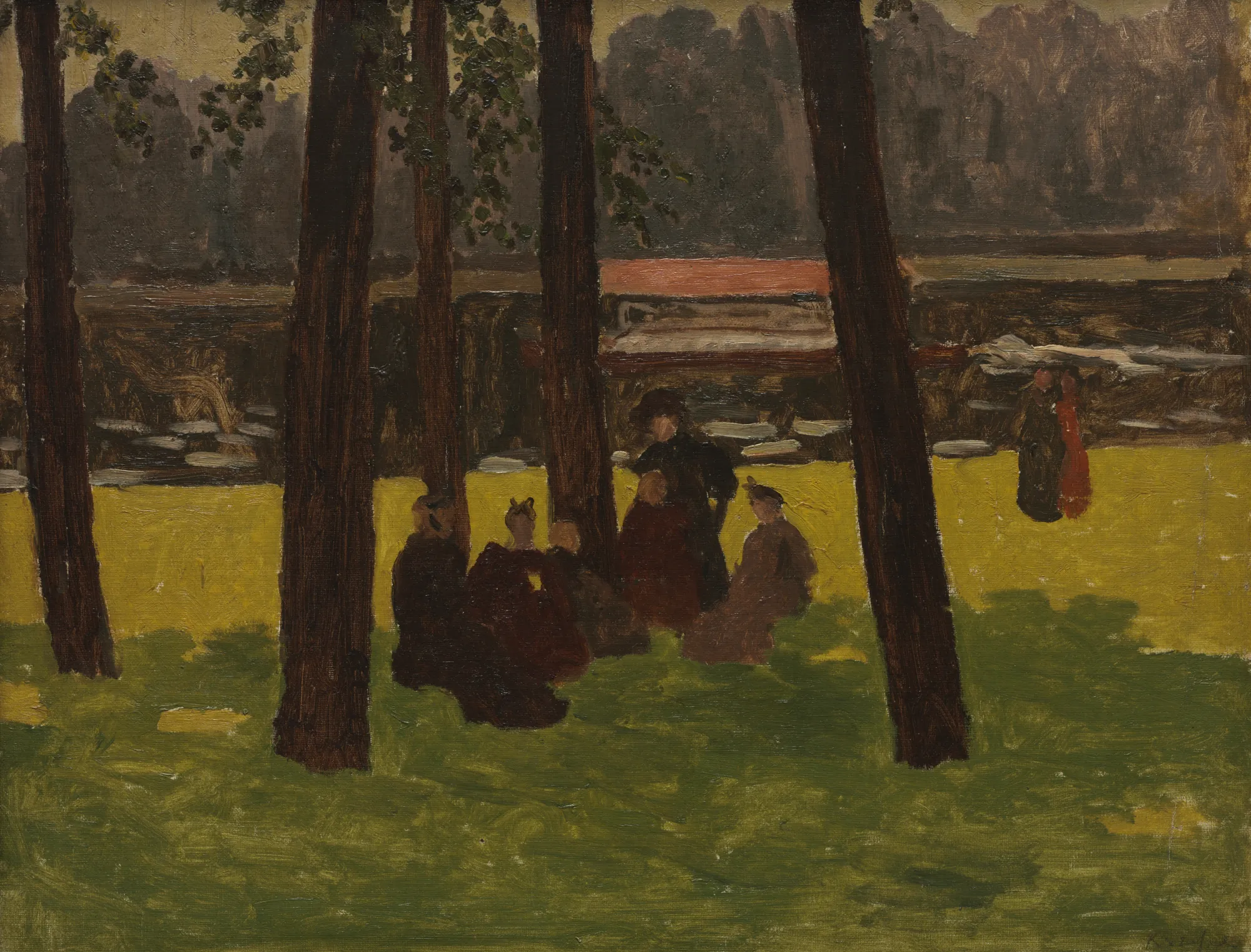 Women Meeting in the Shade