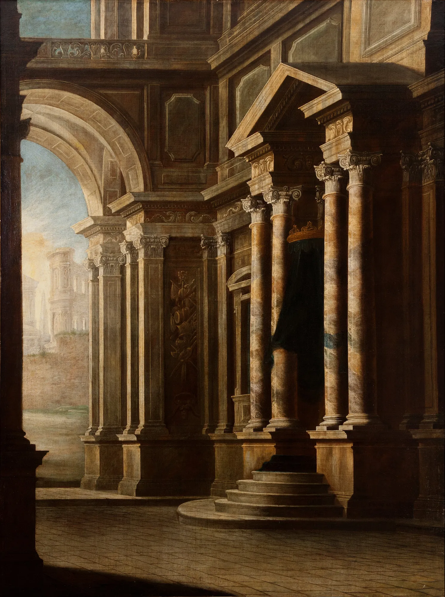 View of the Interior of a Building
