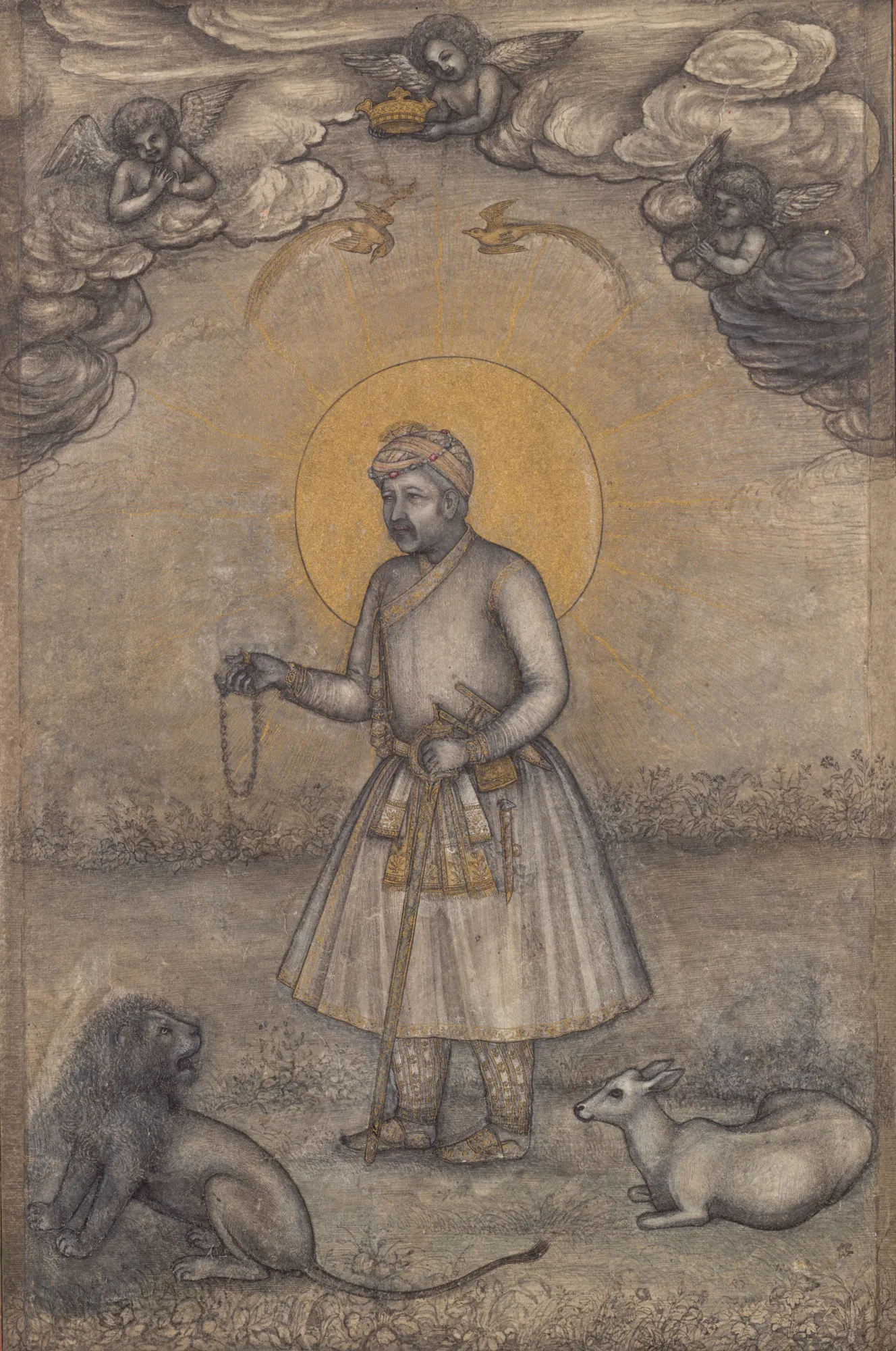Portrait of the Aged Akbar