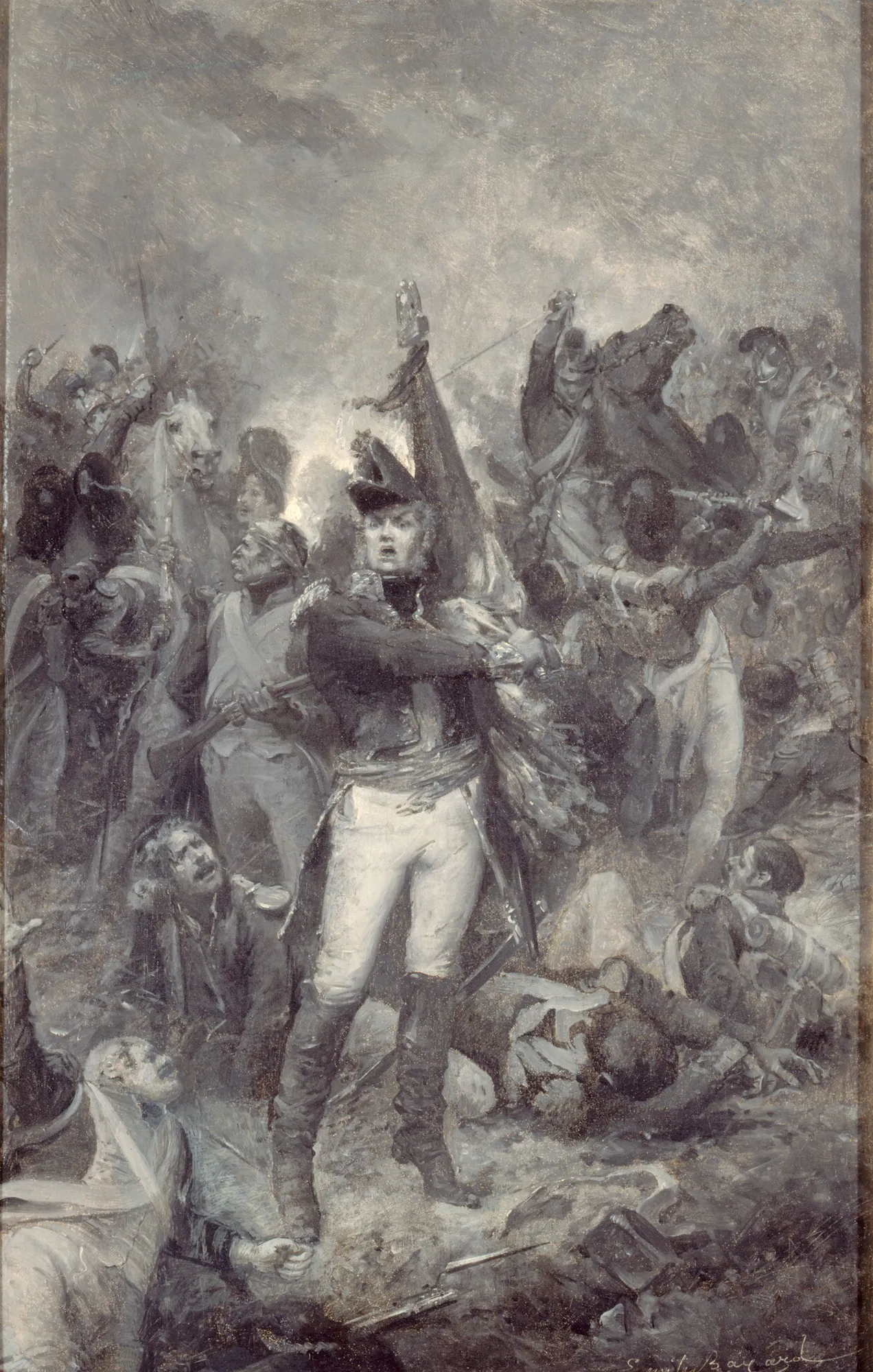 General Cambronne at the Battle of Waterloo
