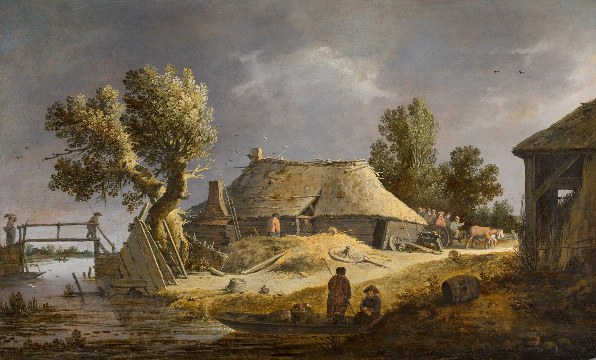 Landscape with a Farmhouse