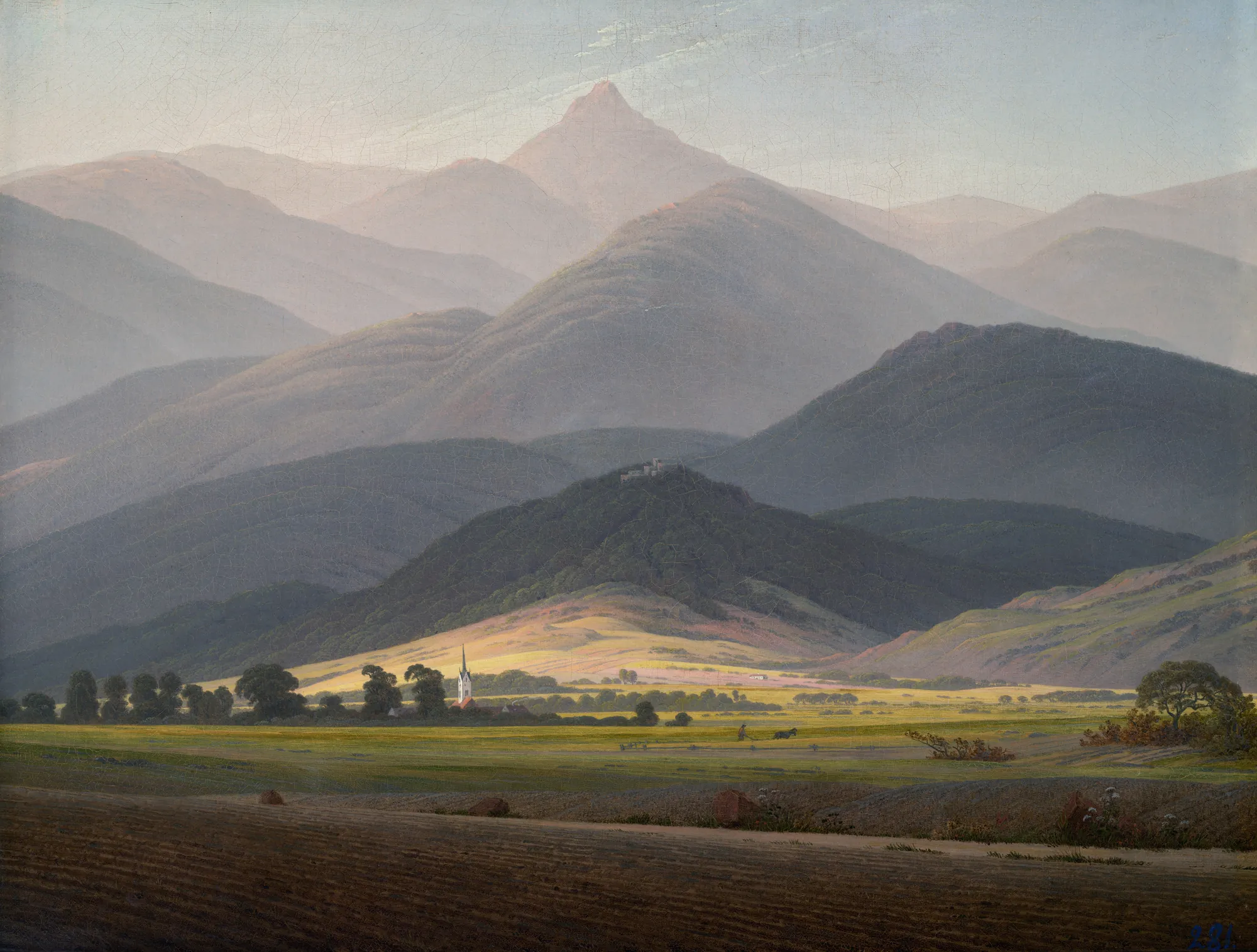 Giant Mountains (View of the Small Sturmhaube from Warmbrunn)