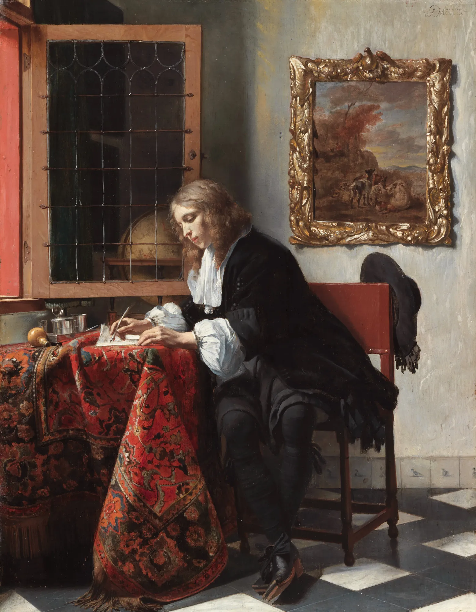 Man Writing a Letter