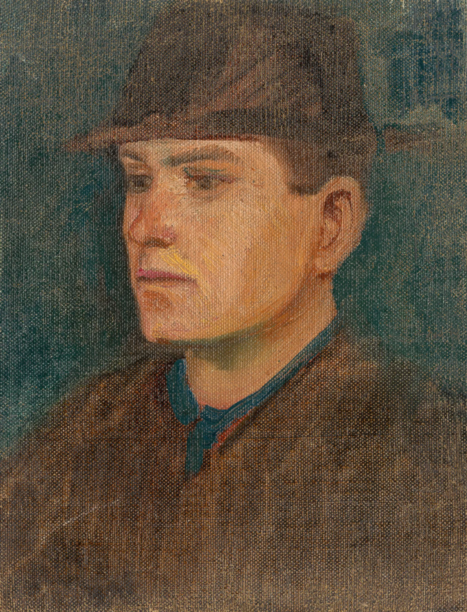 Young Villager in Brown