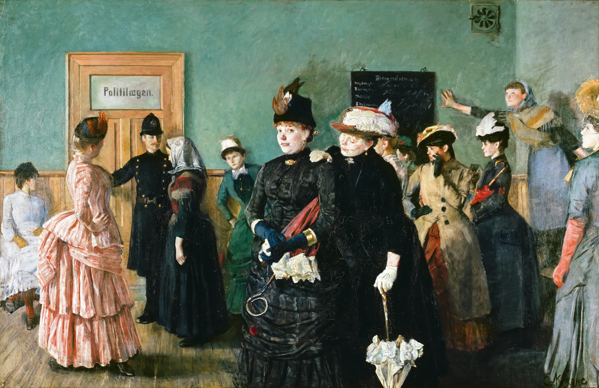 Albertine in the Police Surgeon's Waiting Room