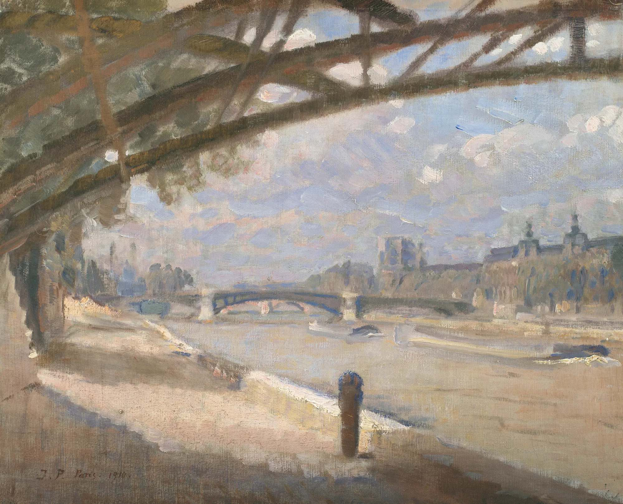 Under the Pont des Arts, Paris