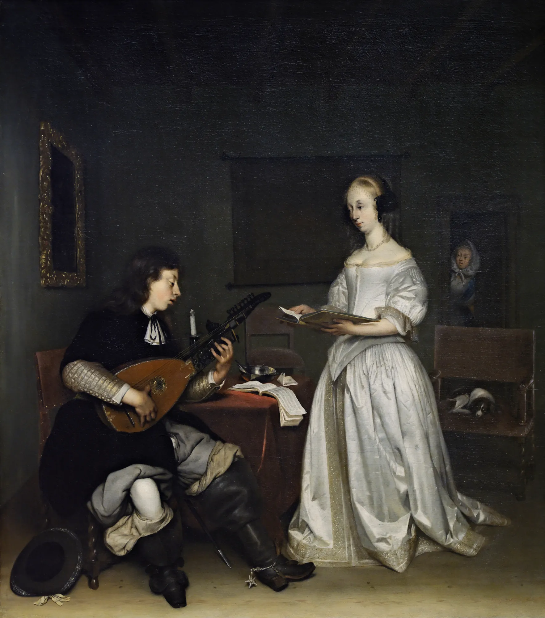 The Duet: Singer and Theorbo Player