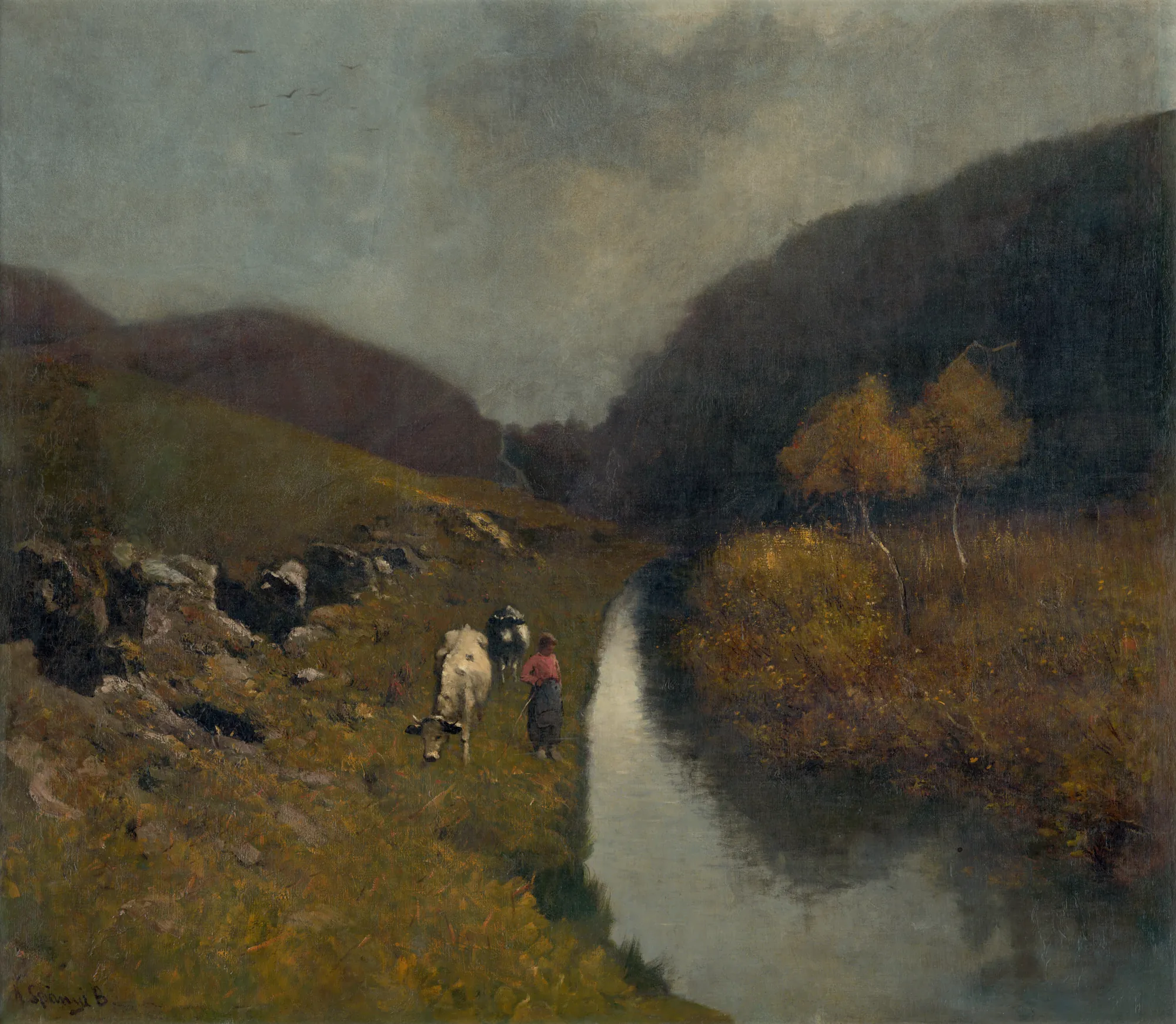 Landscape with Cows