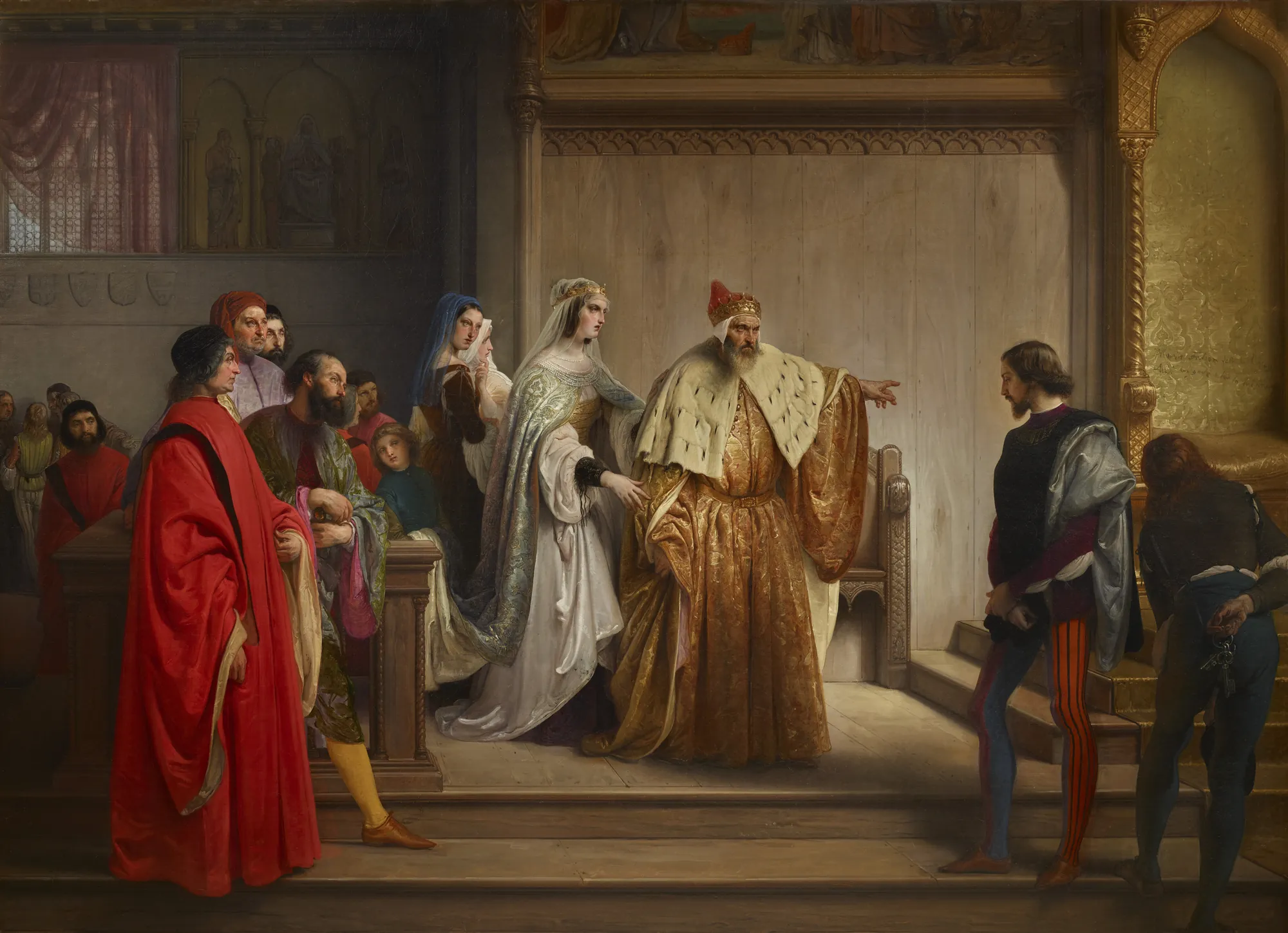 Doge Marino Faliero Accusing Michele Steno