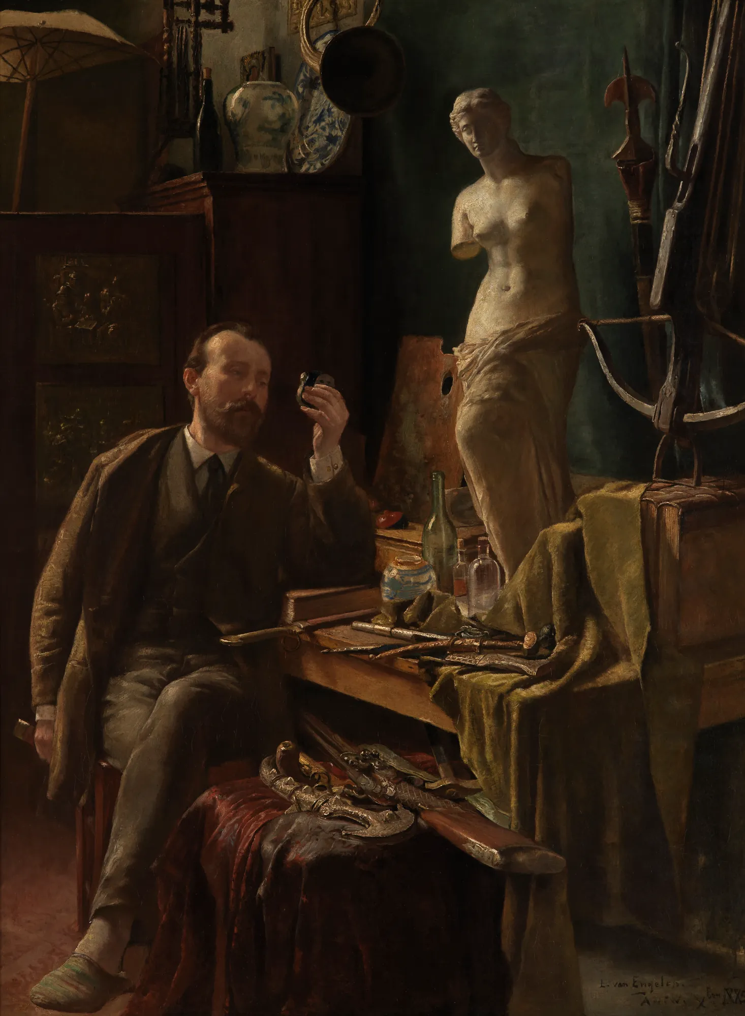 Self Portrait in the Studio