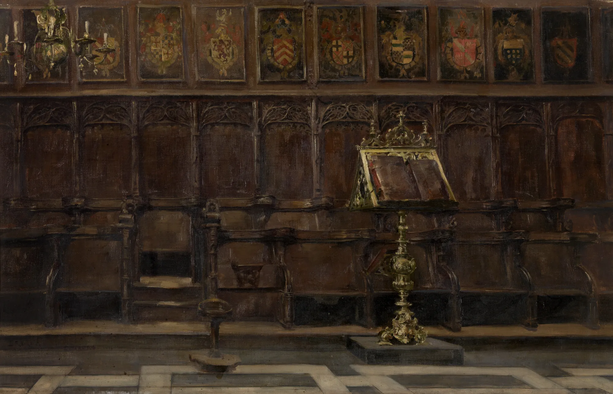 Choir Stalls in the Salvator Church in Bruges