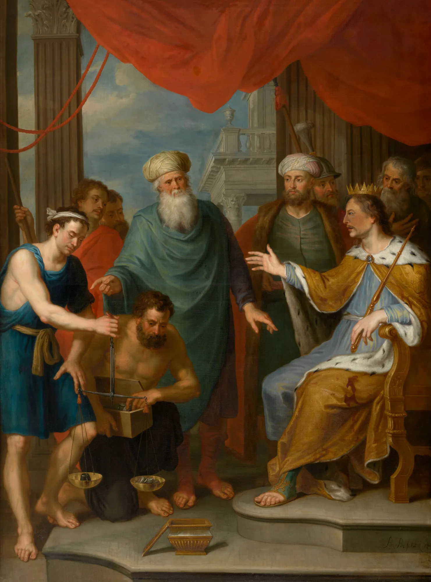 The Viceroy of Egypt Receives Joseph's Brothers