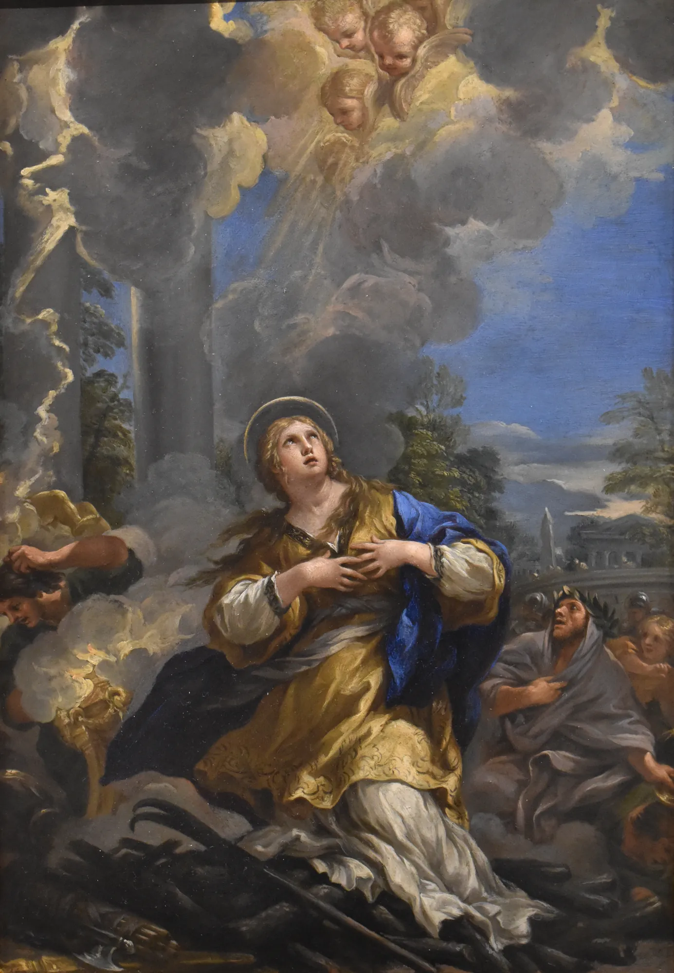 Saint Martina Refusing to Adore the Idols