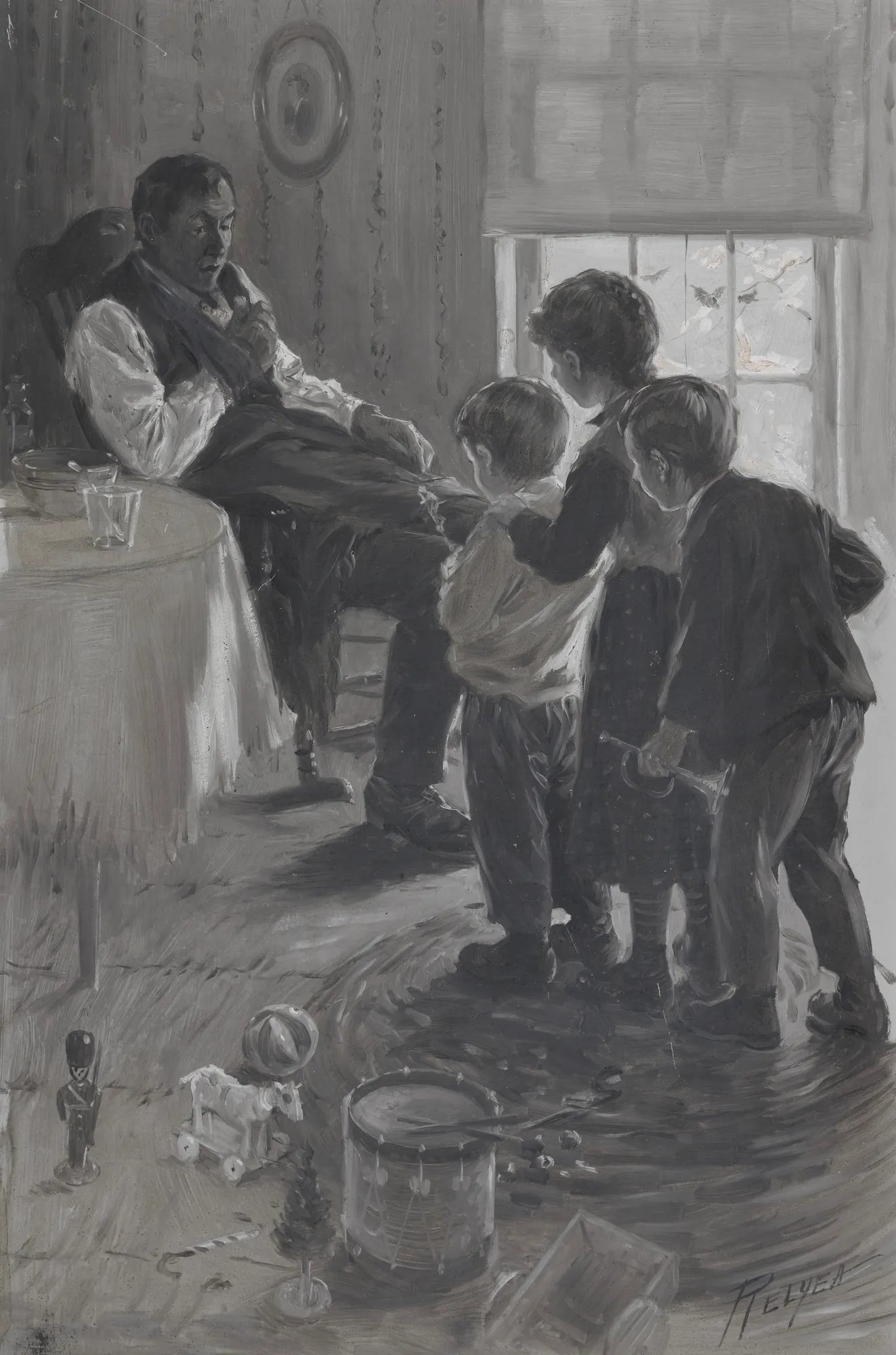 Frontispiece for A Defective Santa Clause
