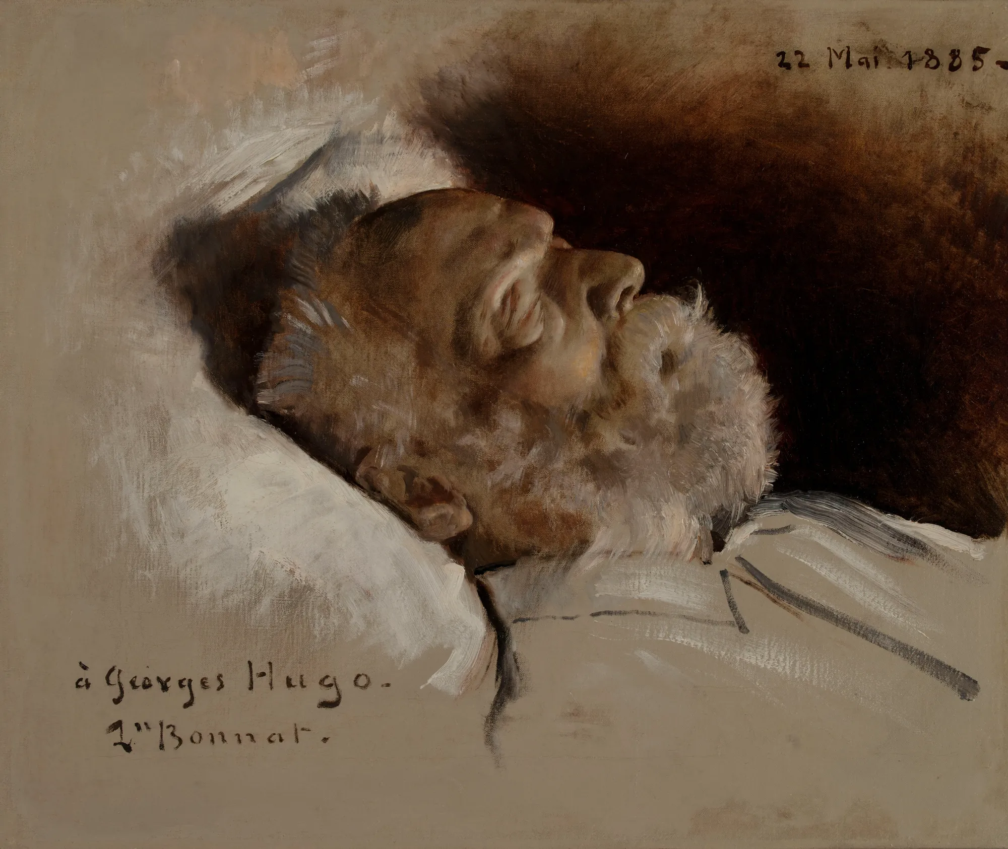 Victor Hugo on His Deathbed