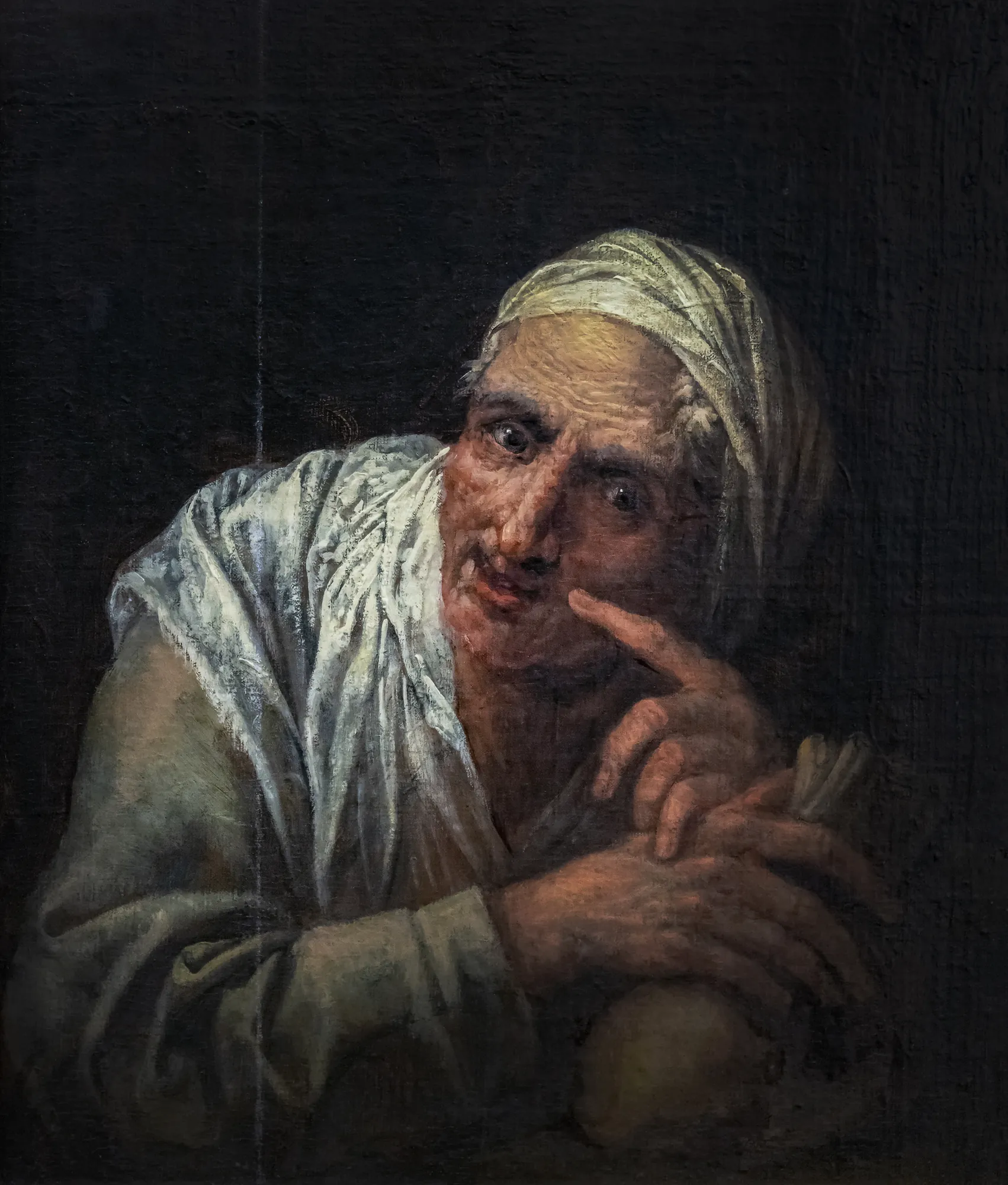 Head of a Woman (The Muleteer's Wife)