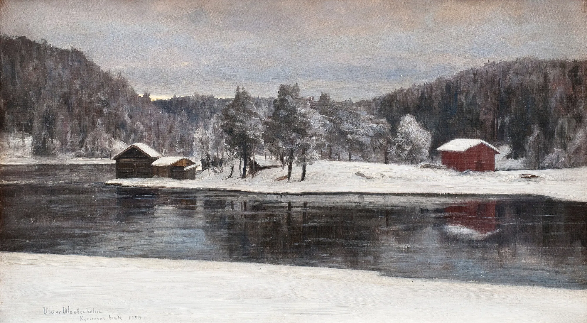 Winter Landscape from Kymintehdas