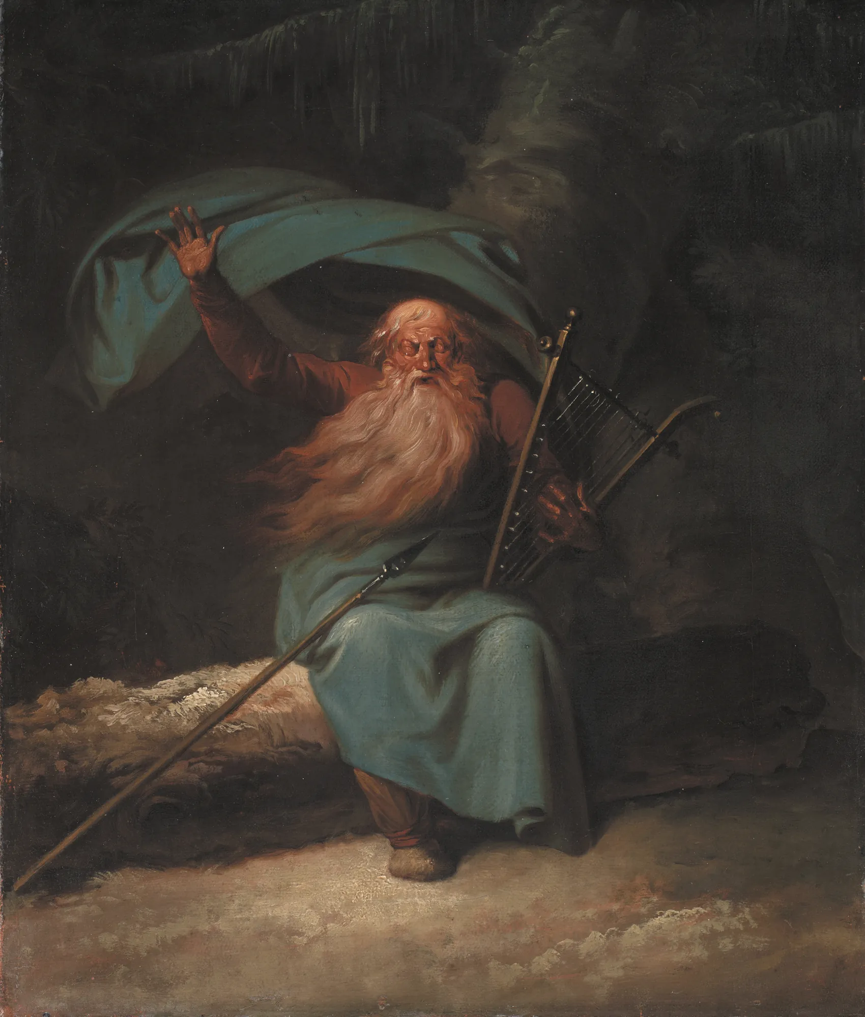 Ossian Singing His Swan Song