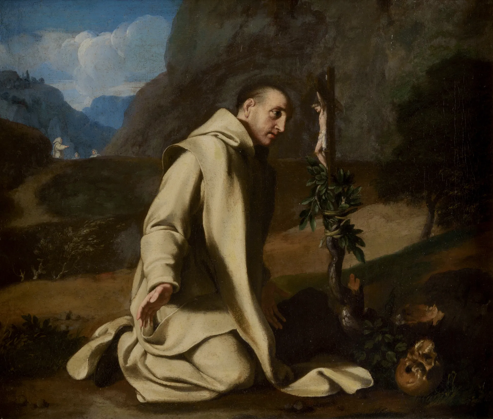 Carthusian Monk in Prayer