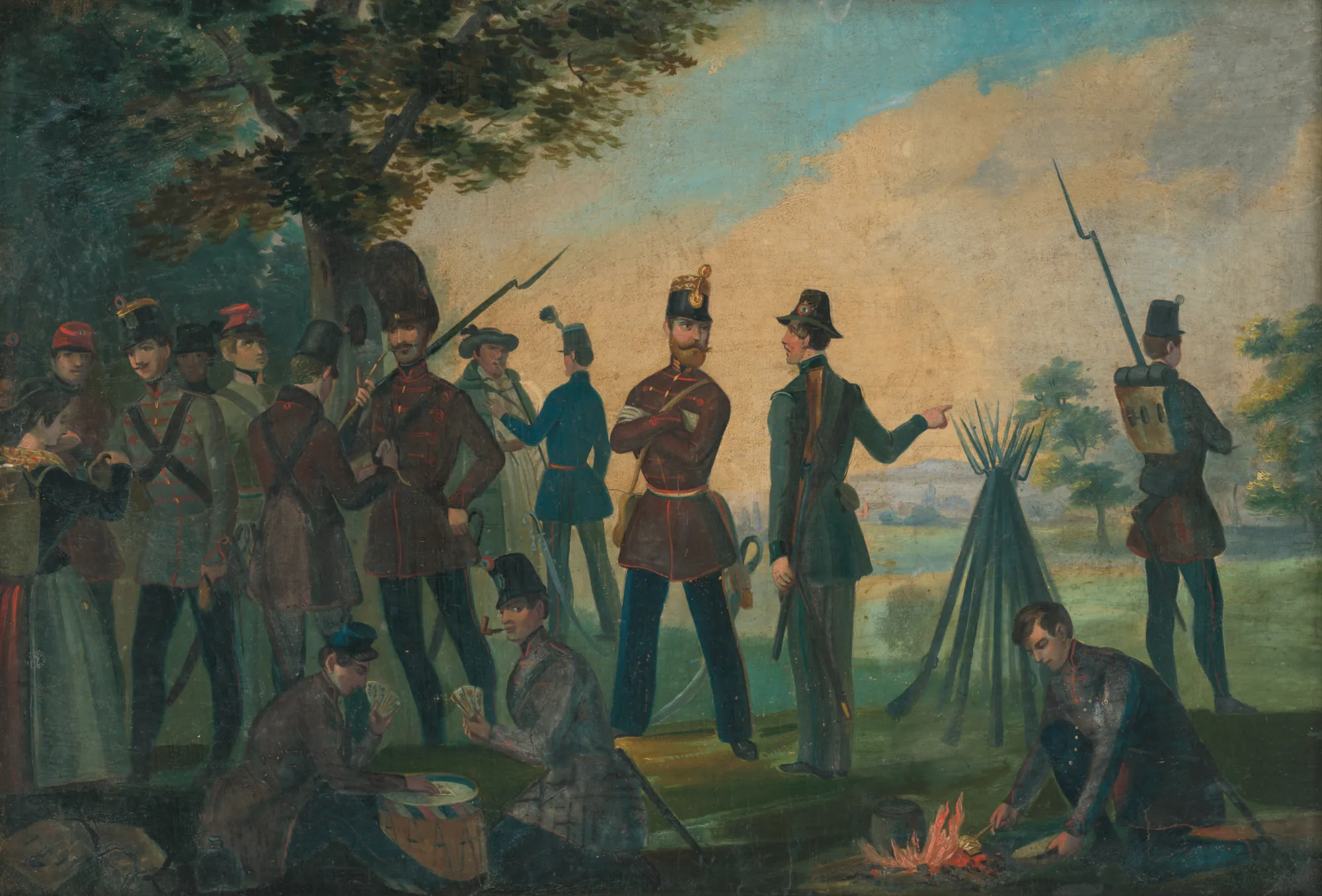 Resting on the March