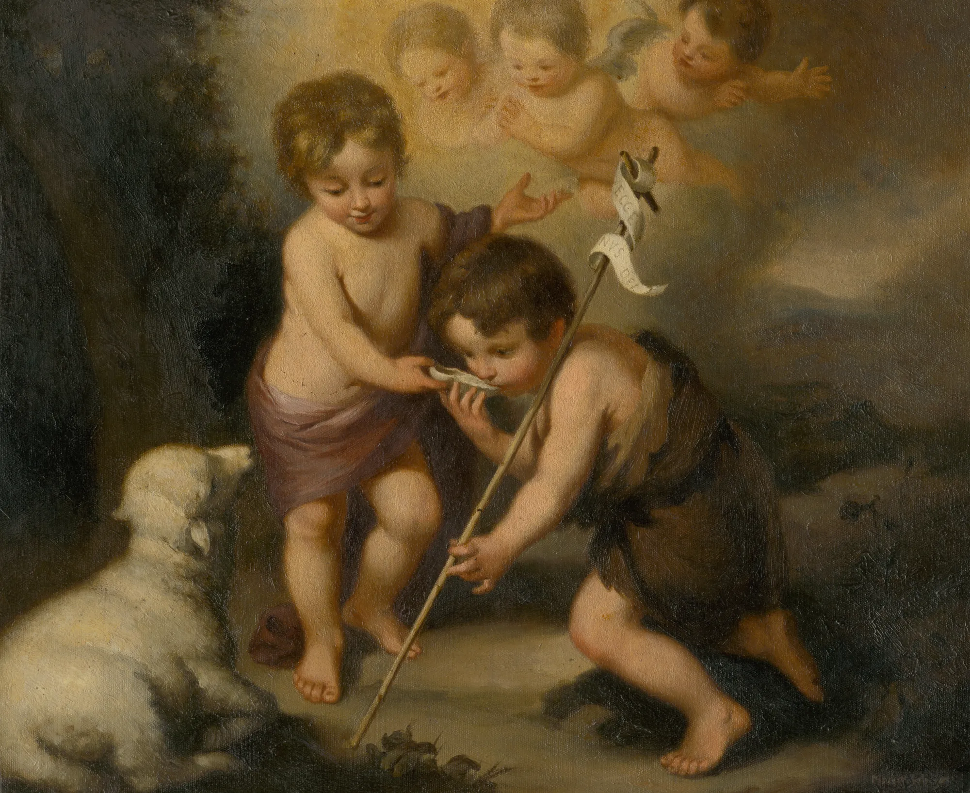 Baby Jesus with Saint John the Baptist