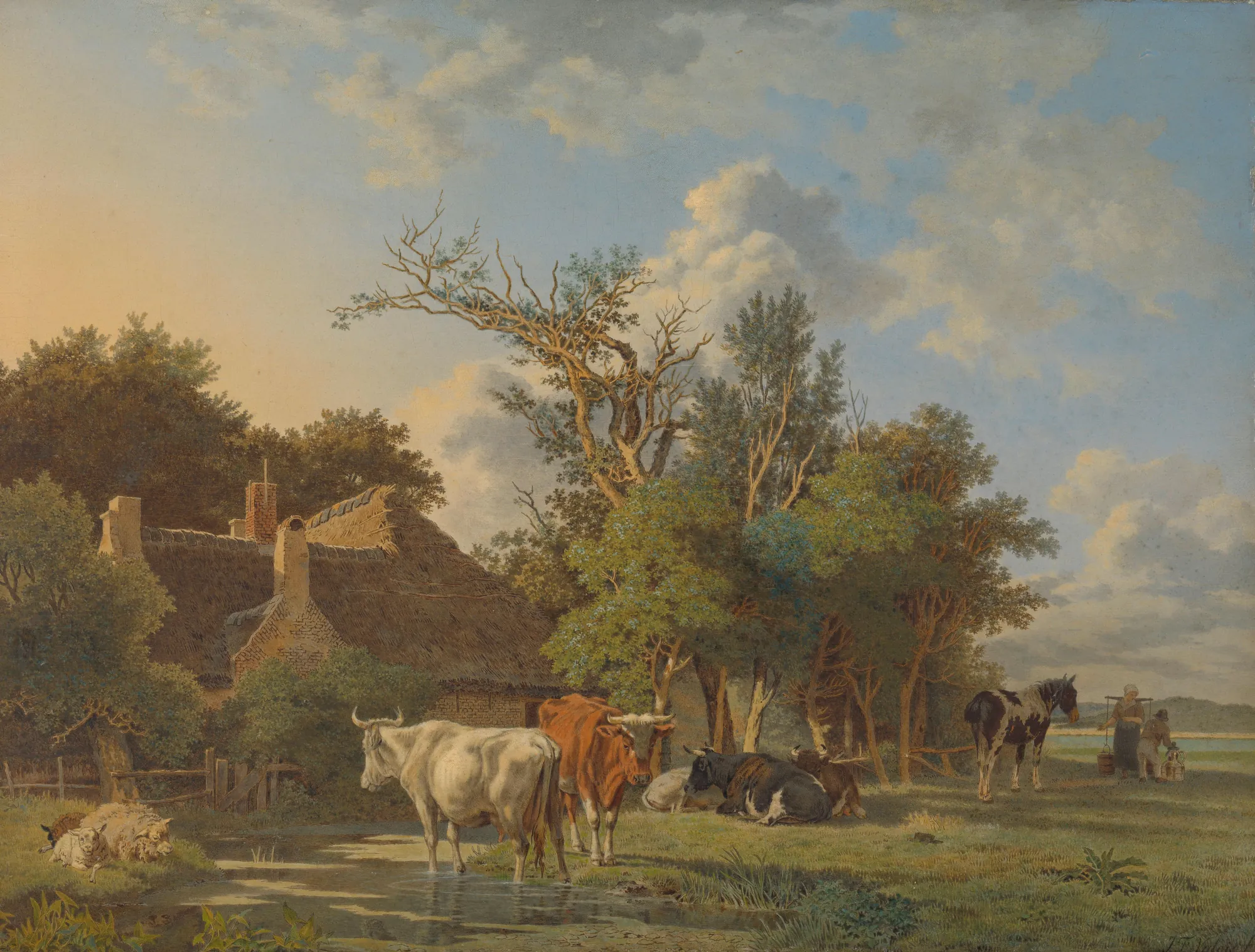 Landscape with Cattle and a Cottage