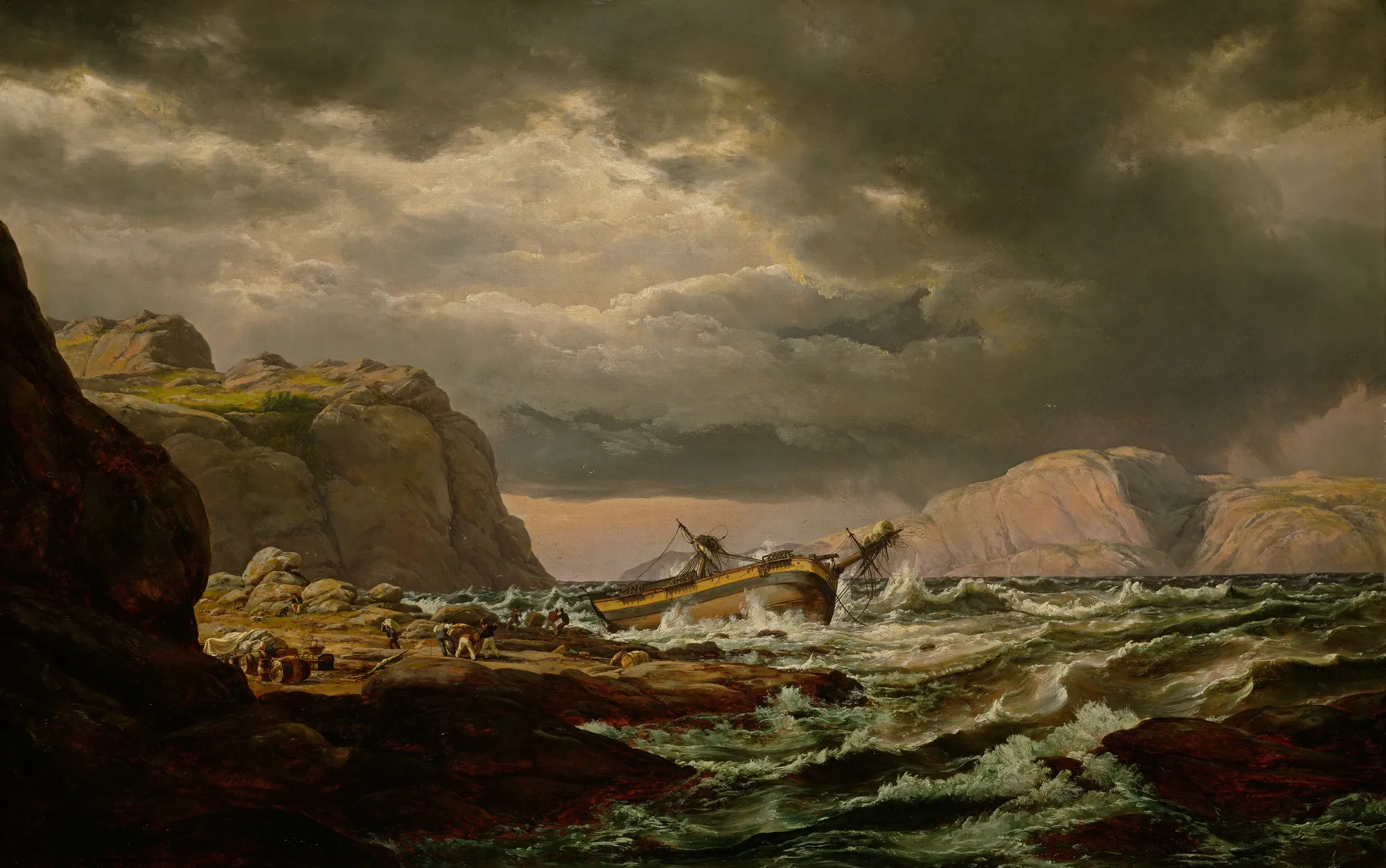 Shipwreck on the Coast of Norway