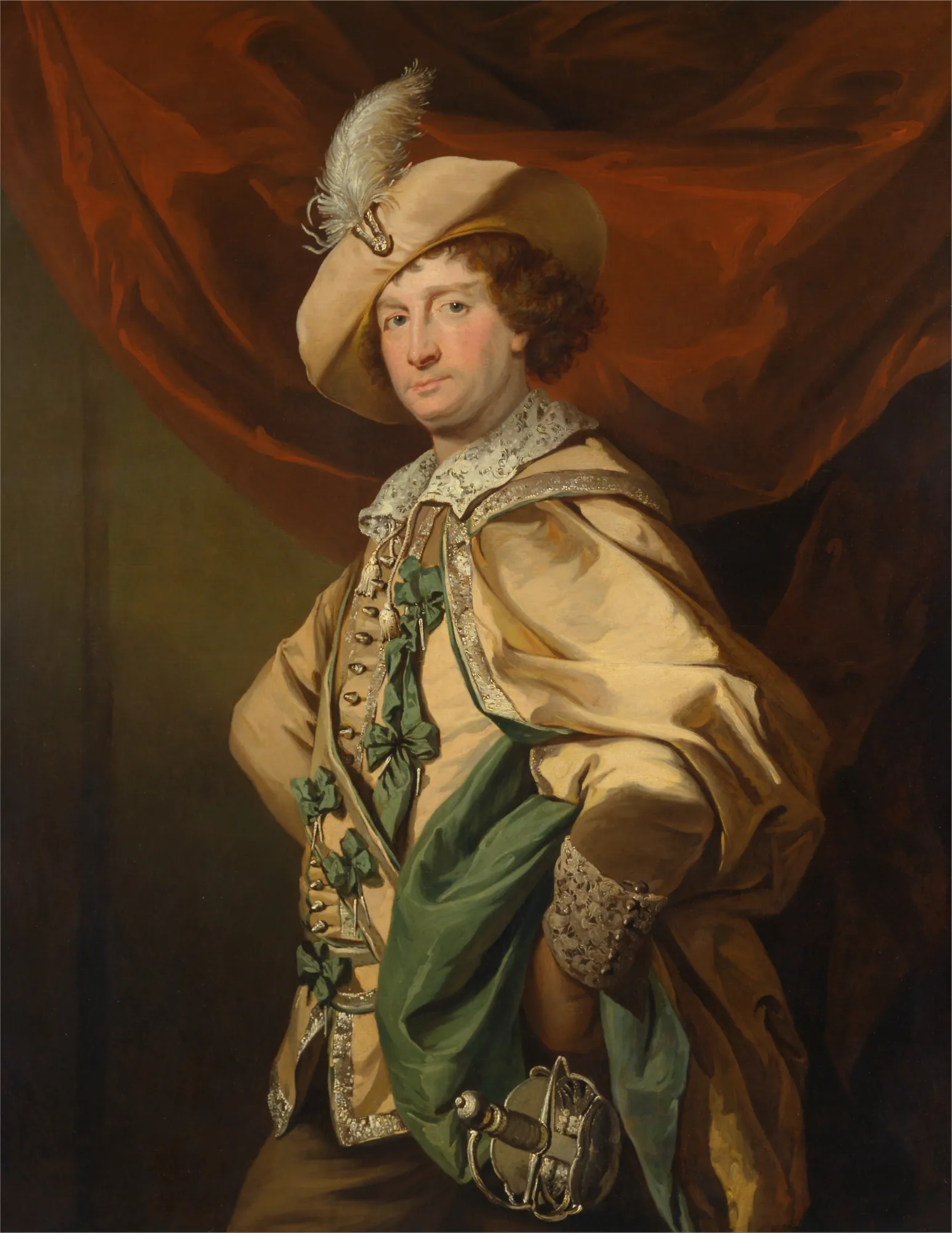 Henry Woodward as Petruchio in Catherine and Petruchio