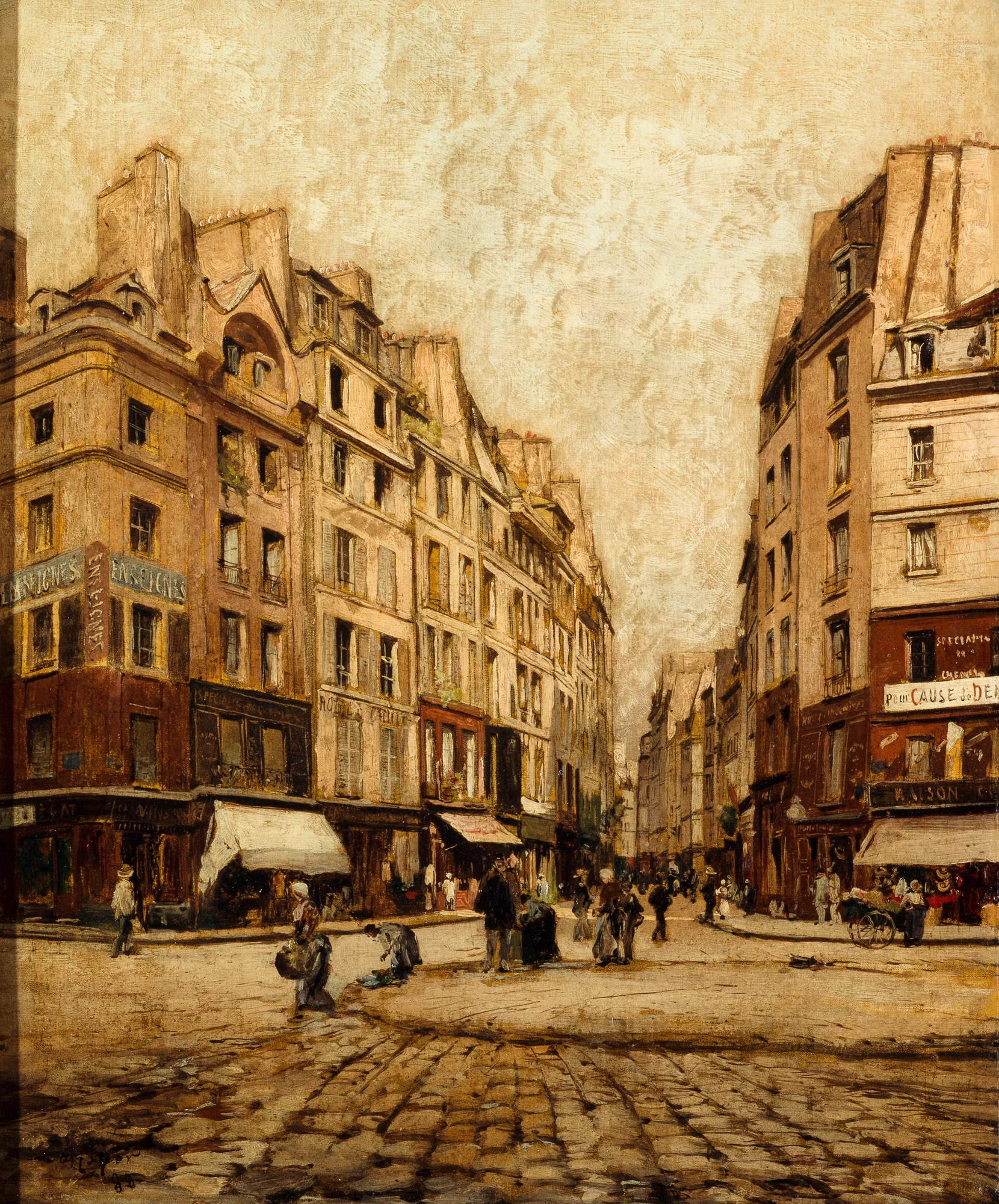 La Rue Galande, 1888