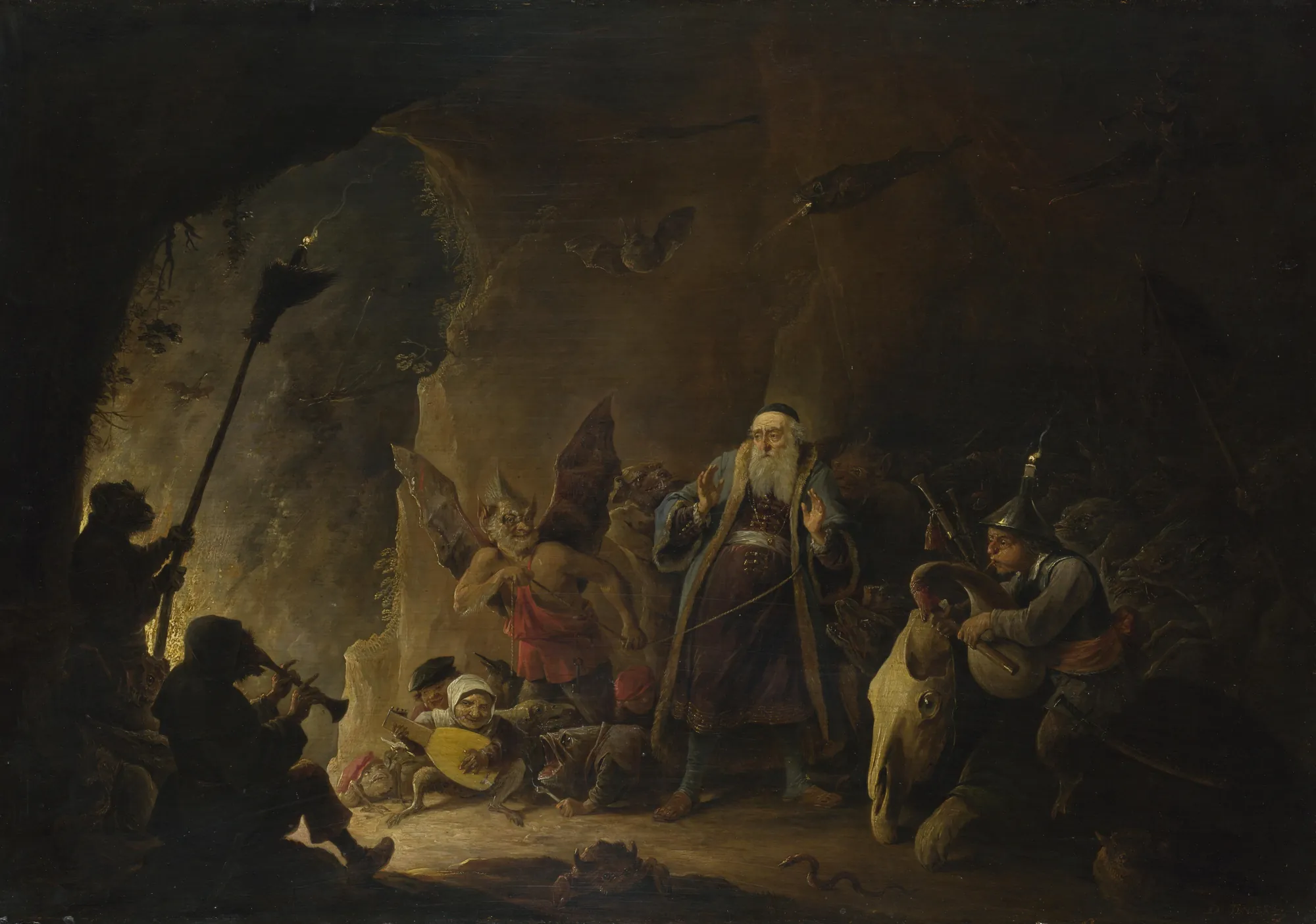 The Rich Man being led to Hell