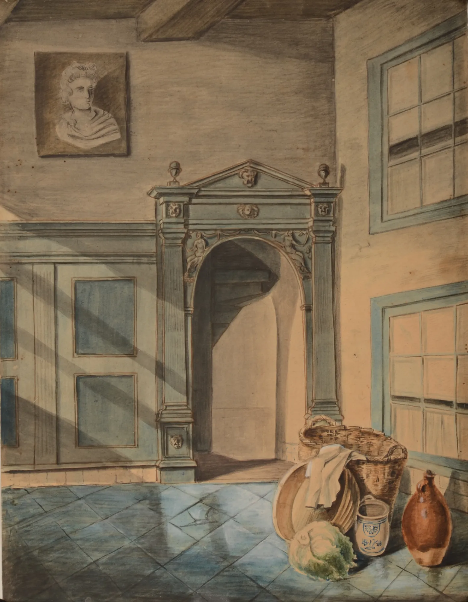 Hall with Still Life