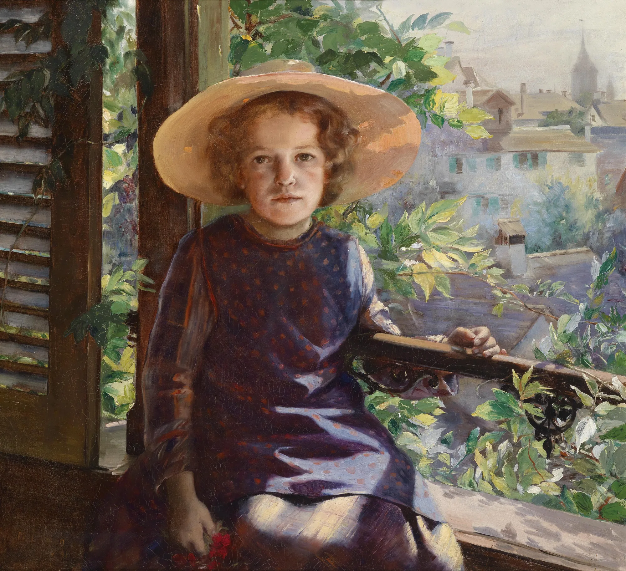 Girl on the Balcony