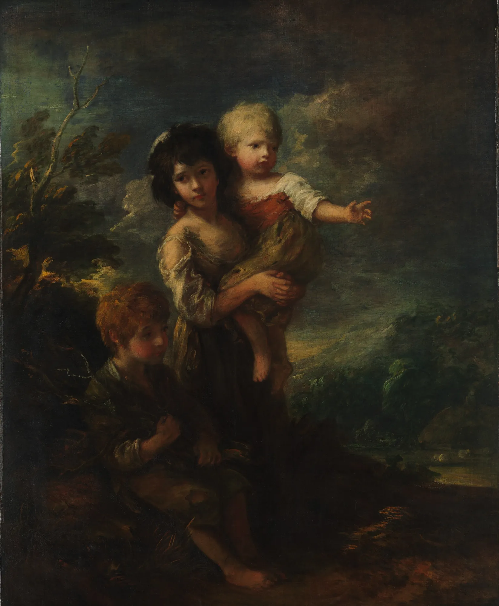 Cottage Children (The Wood Gatherers)