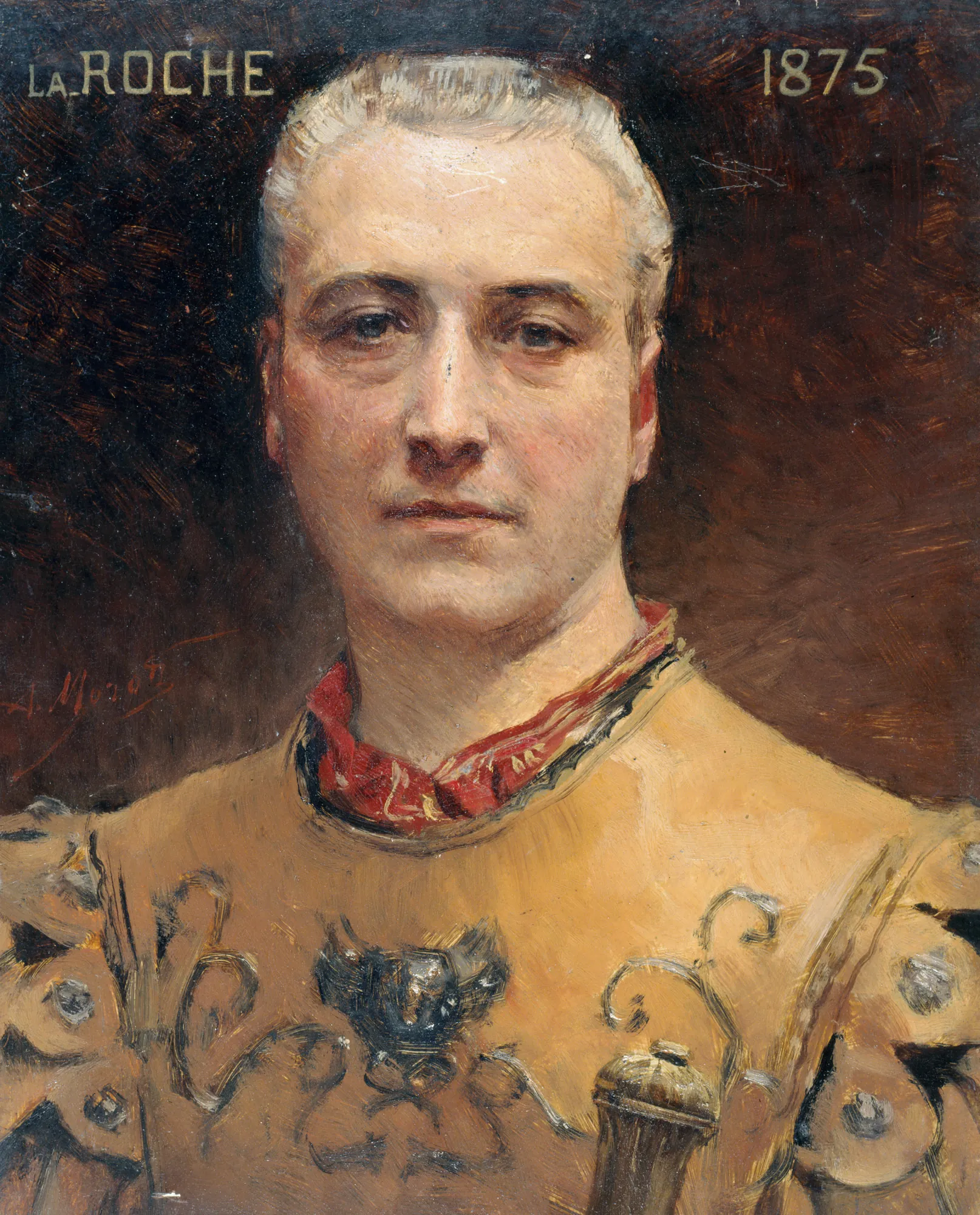 Portrait of Jules Laroche in Stage Costume