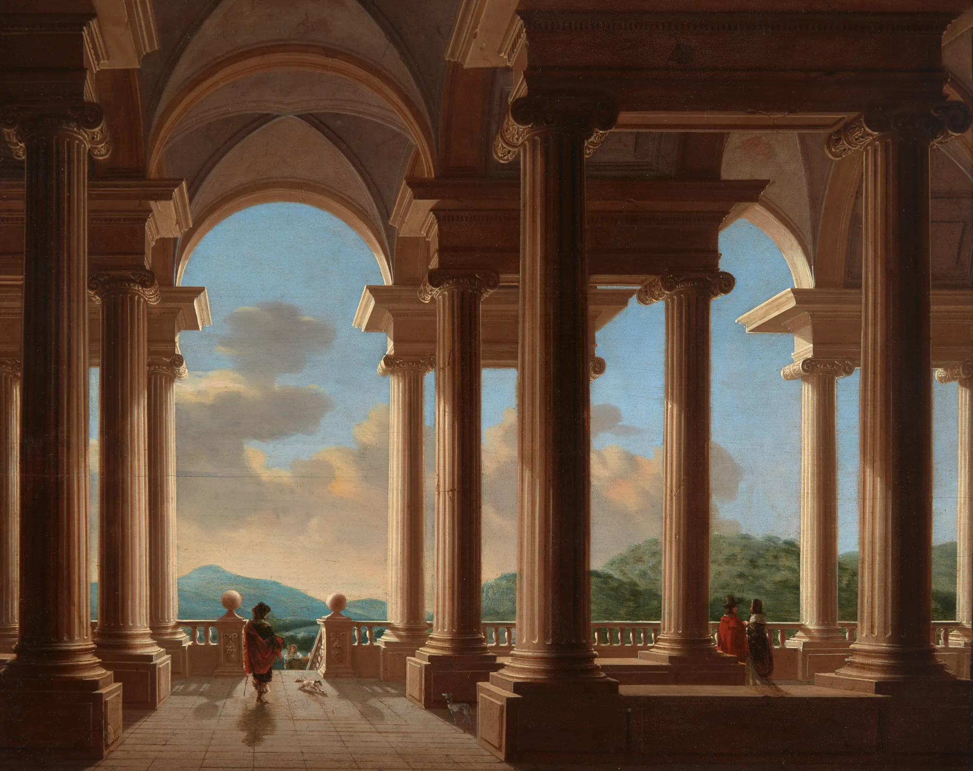 Terrace with a Colonnade