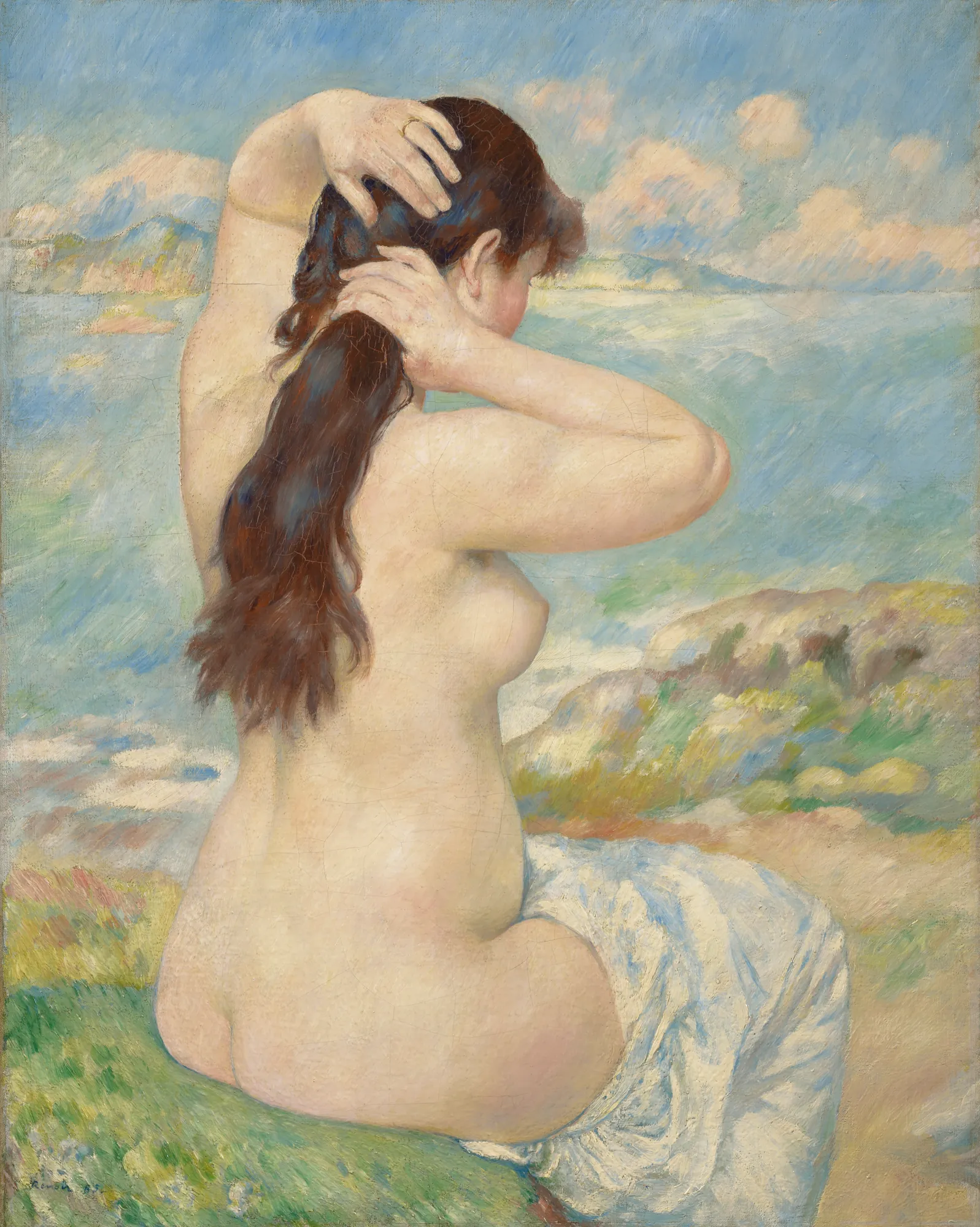 Bather Arranging Her Hair