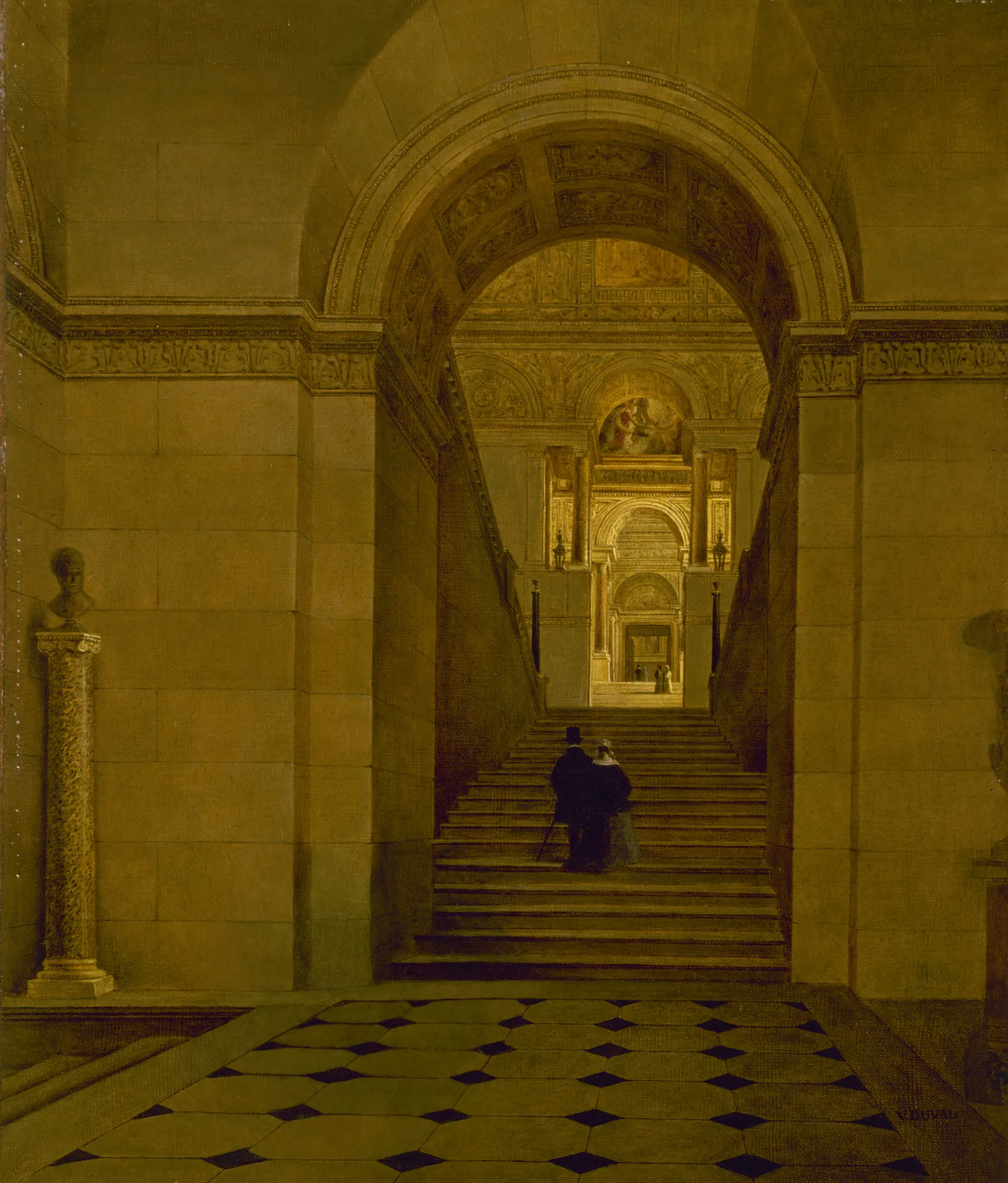 Le Grand Escalier du Louvre