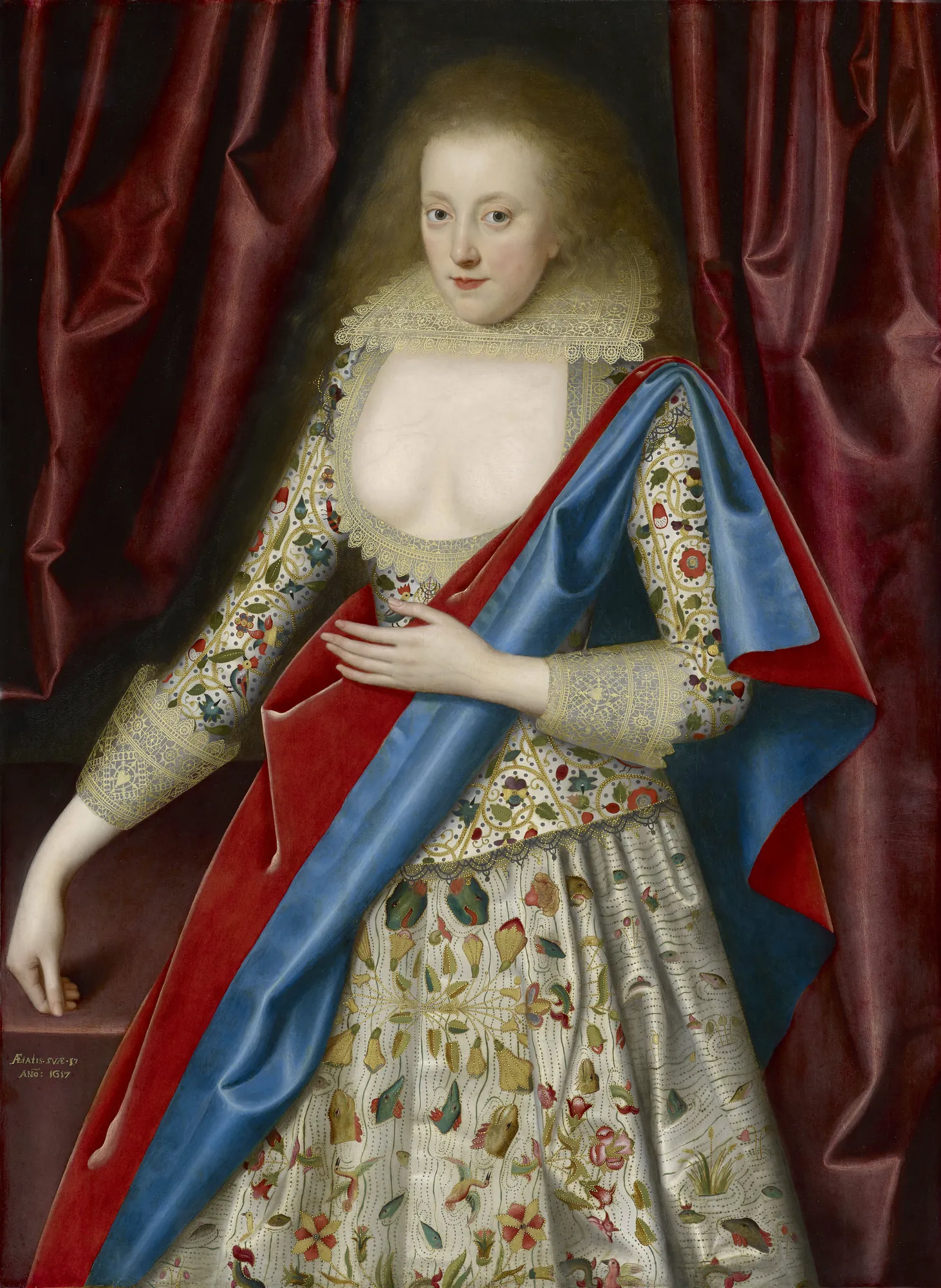 Portrait of a Lady in Masquing Dress