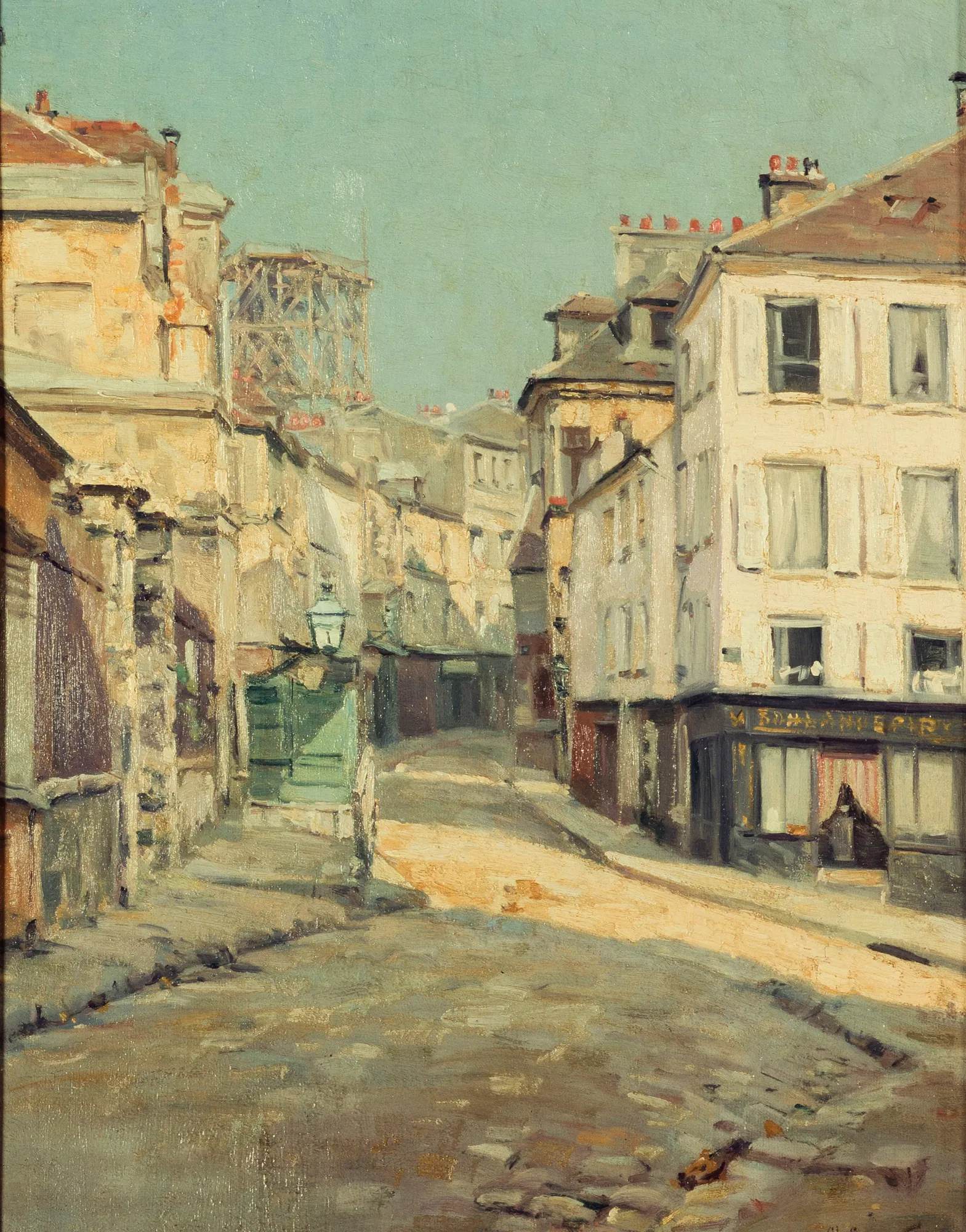 La Rue Norvins à Montmartre