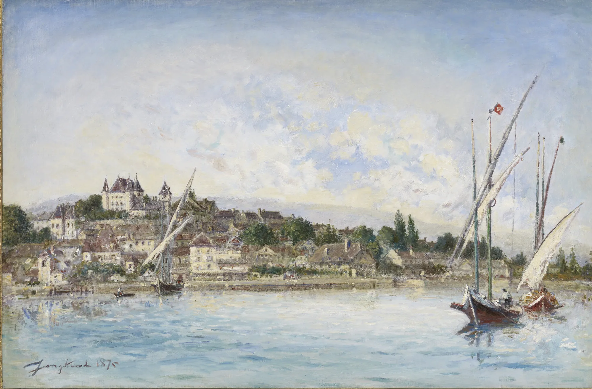 View of Lake Léman at Nyon