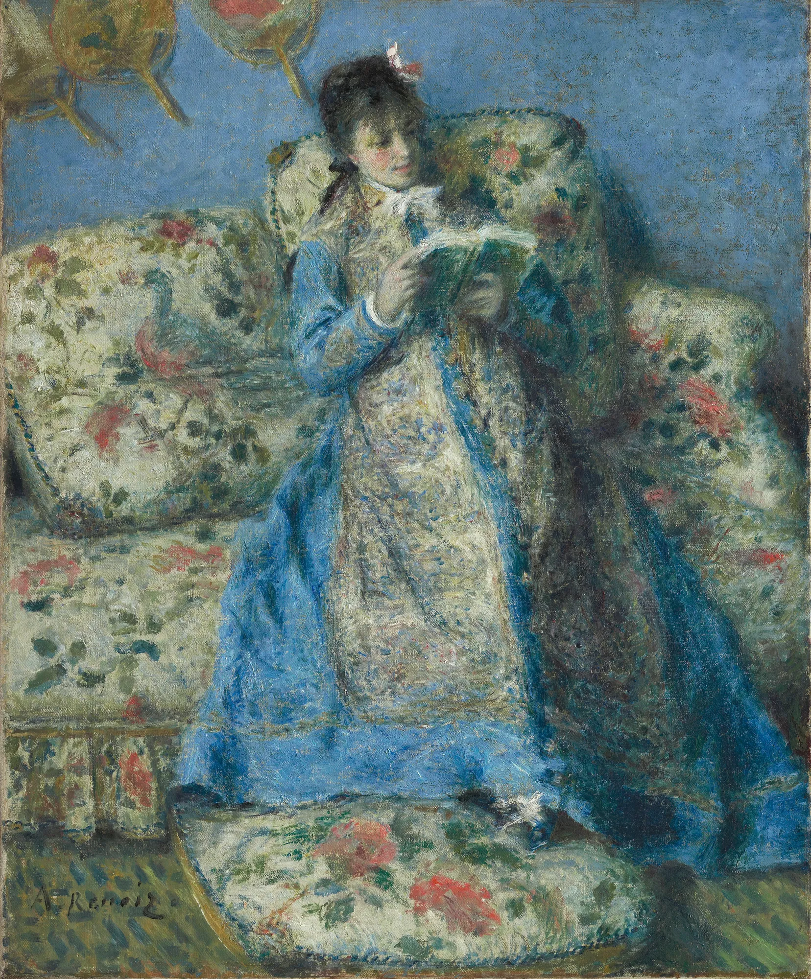 Portrait of Madame Monet (Madame Claude Monet Reading)