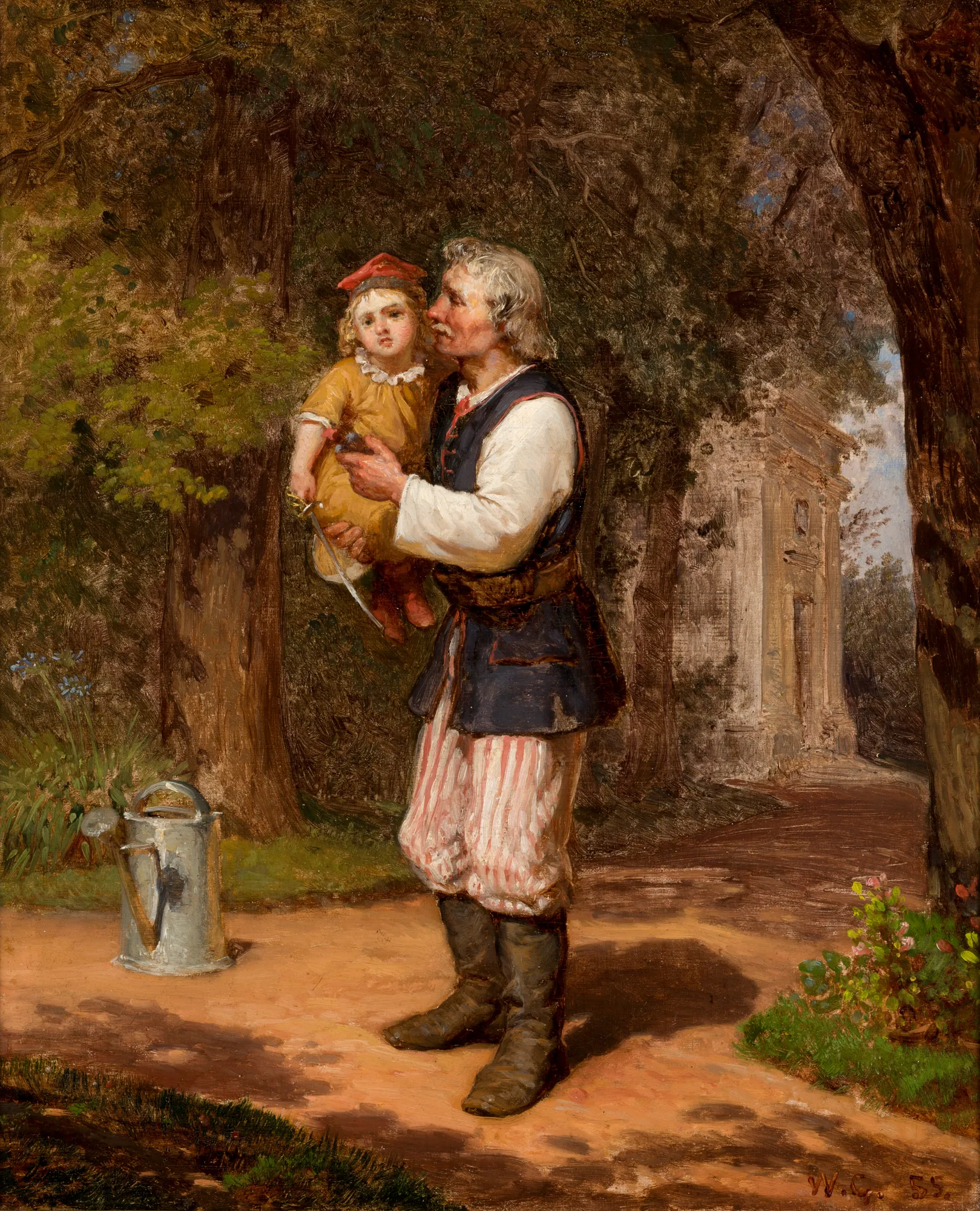 Gardener and a Little Colonel