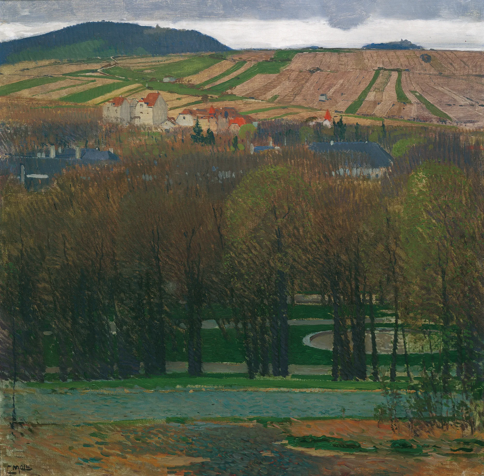 View of the Nußberg from Heiligenstadt