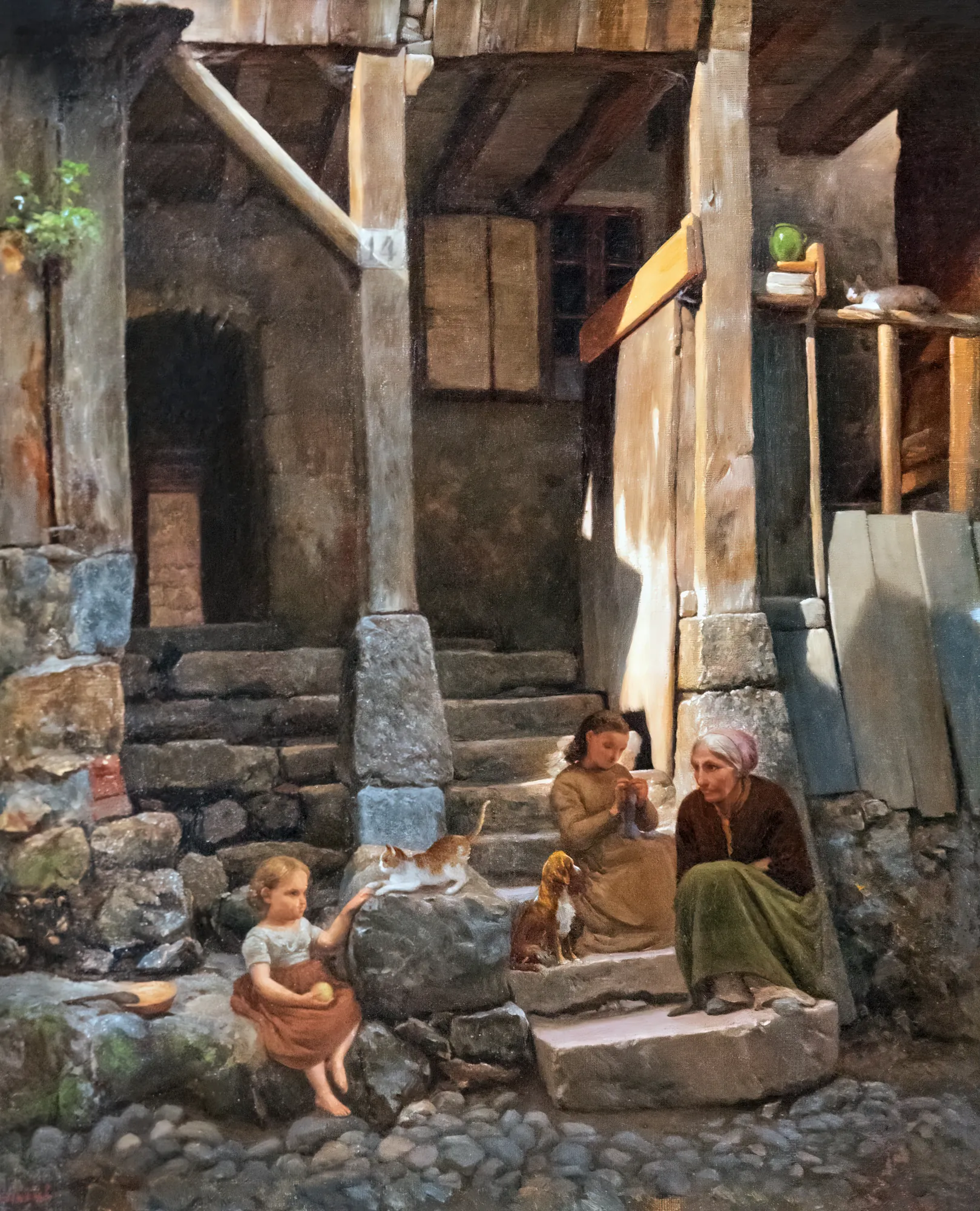 Un ancien portique Annecy