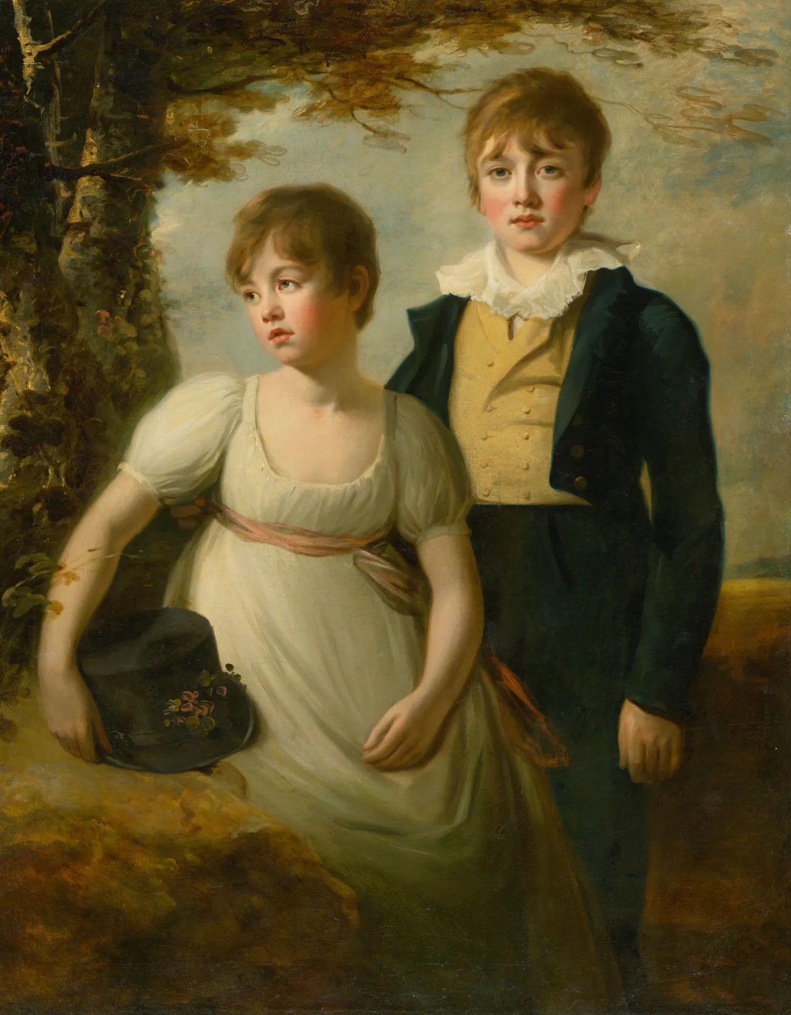 Portrait of a Girl and a Boy
