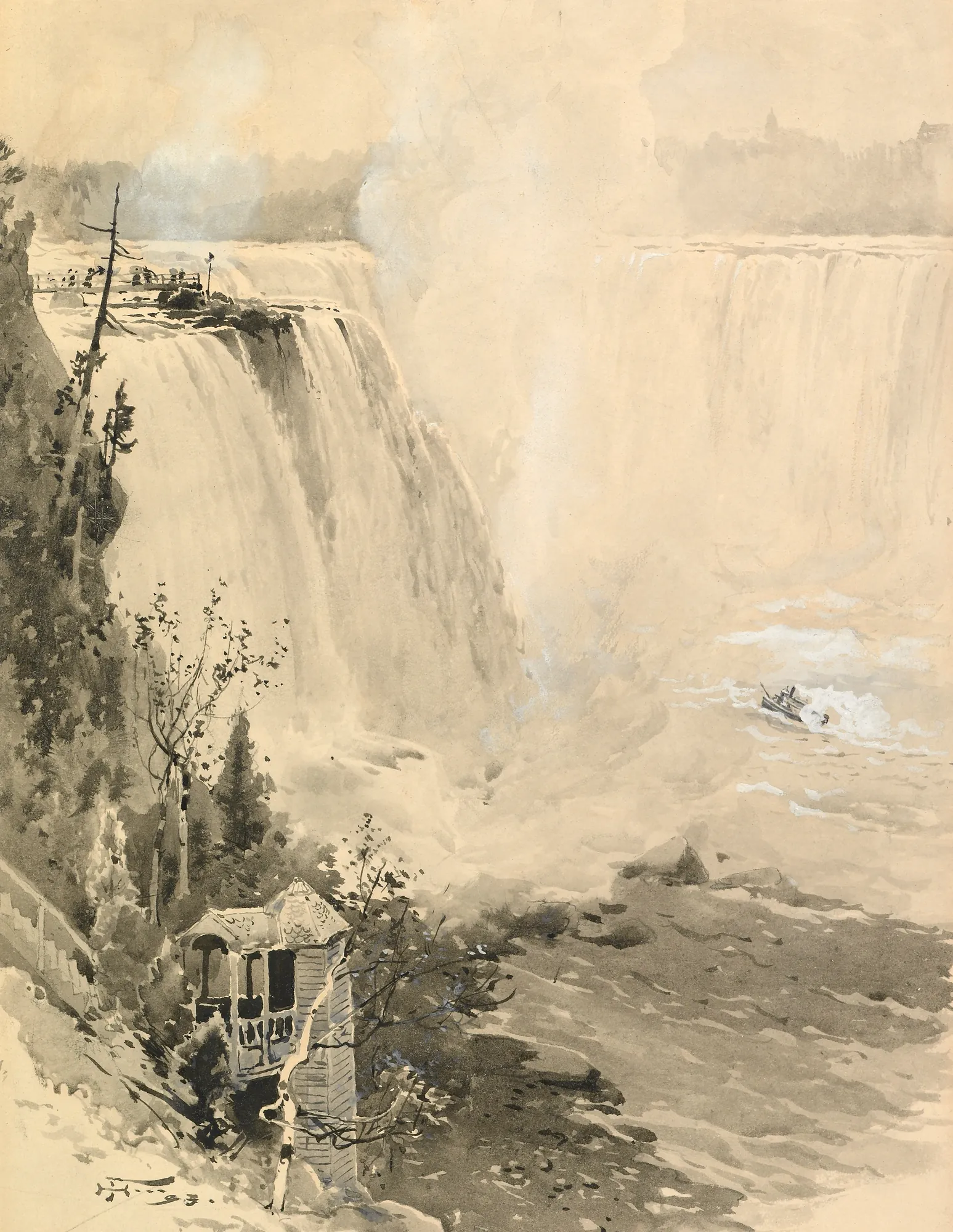 The Horseshoe Falls from Goat Island