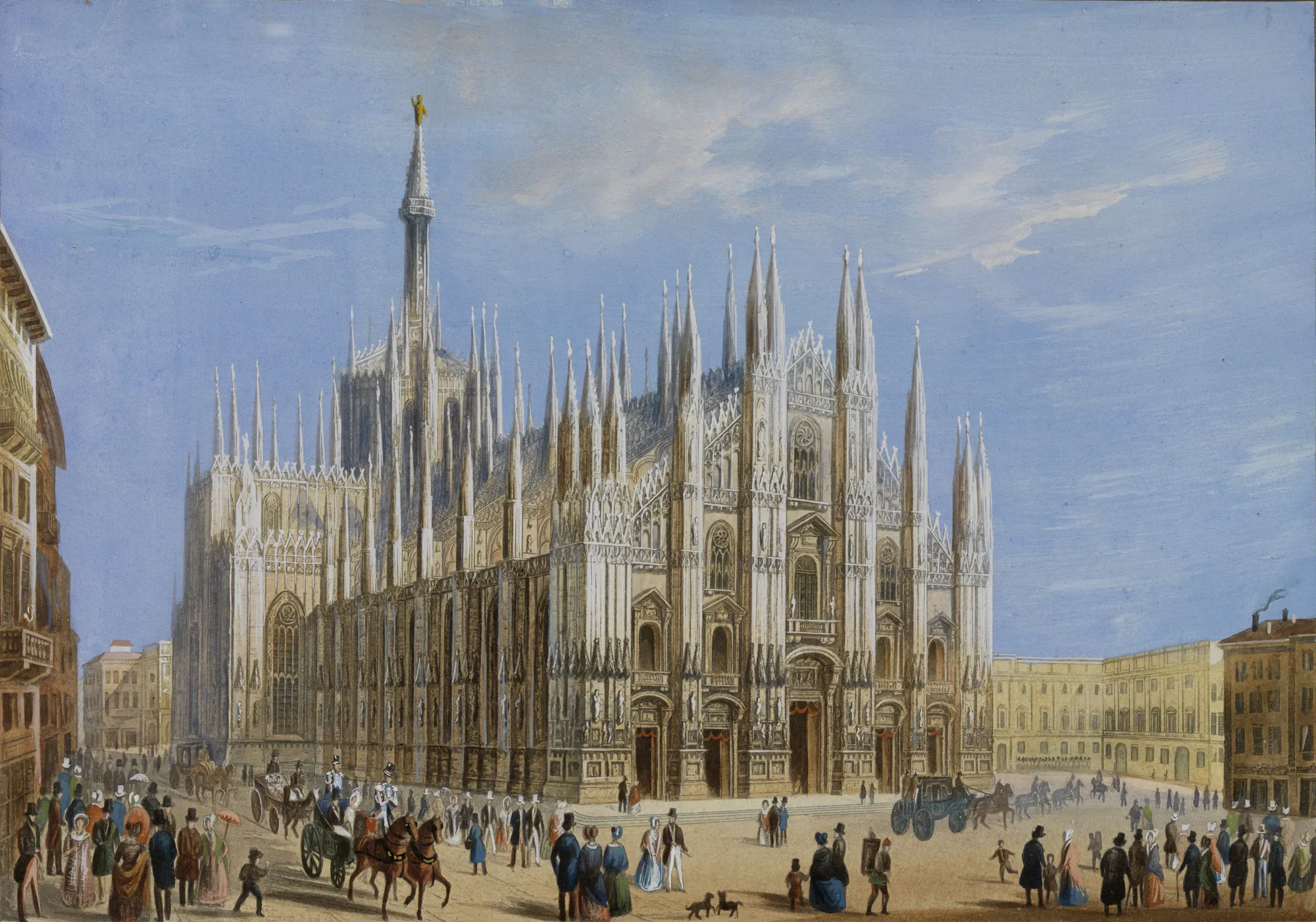 View of the Milan Cathedral