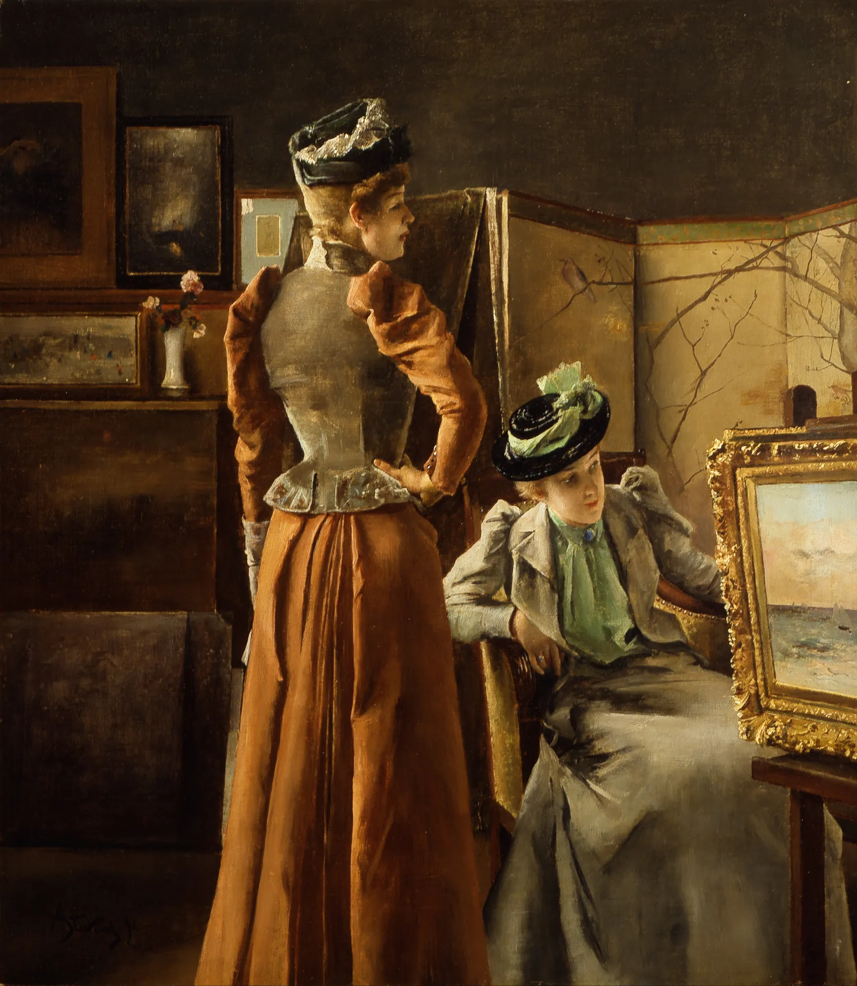 Visit to the Studio