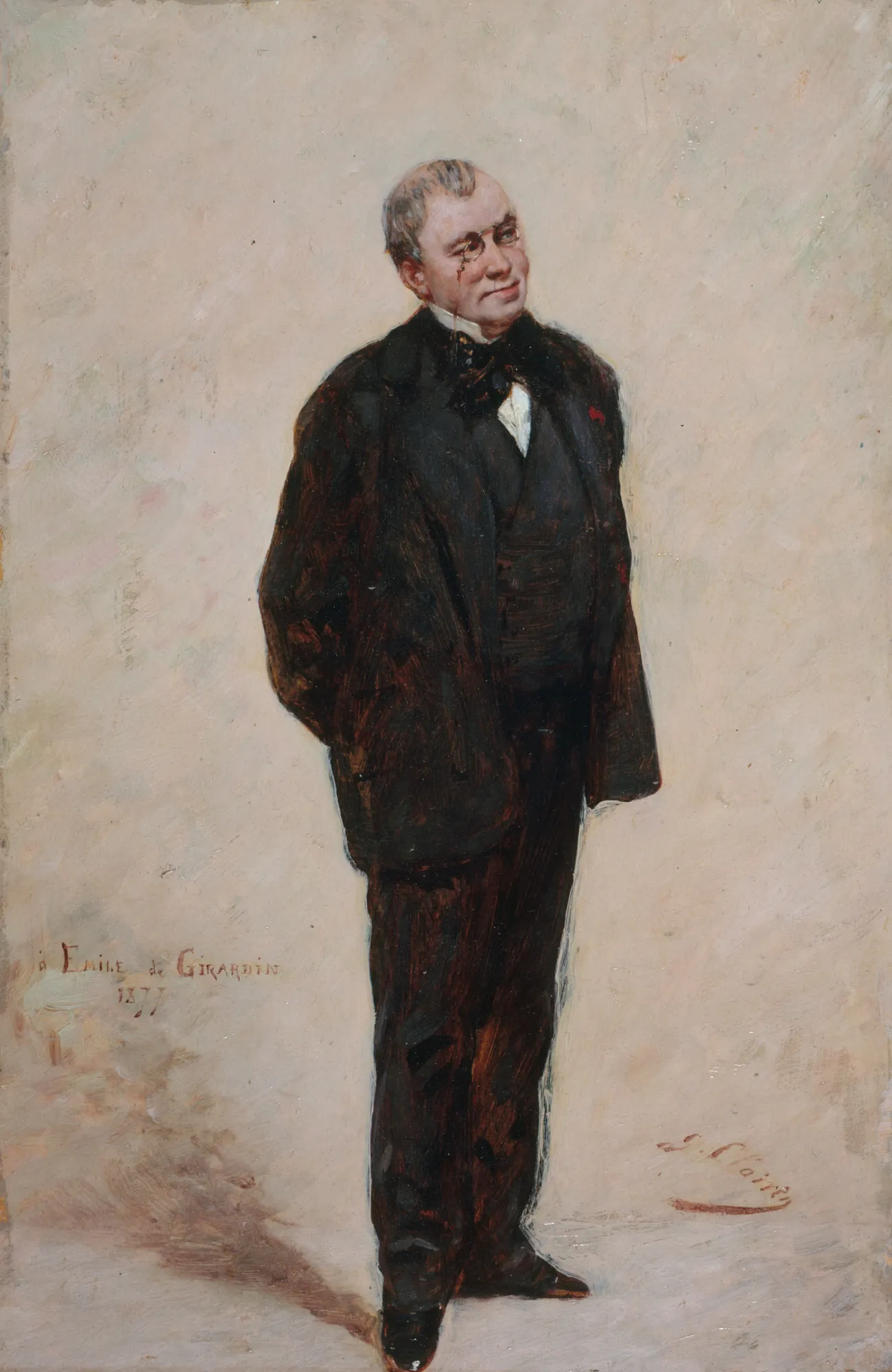 Portrait of Émile de Girardin