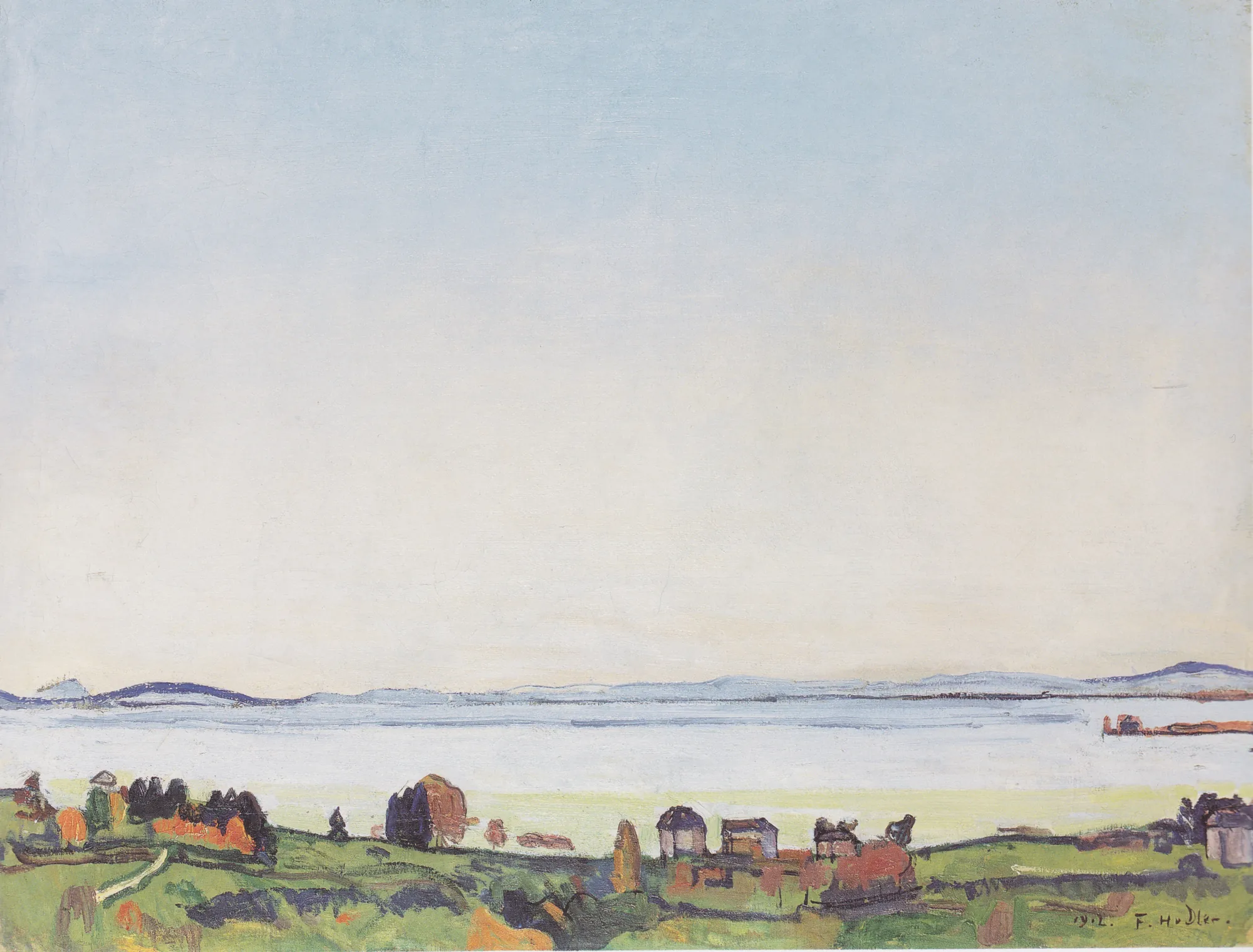 Lake Geneva from Lausanne (Der Genfersee von Lausanne aus)
